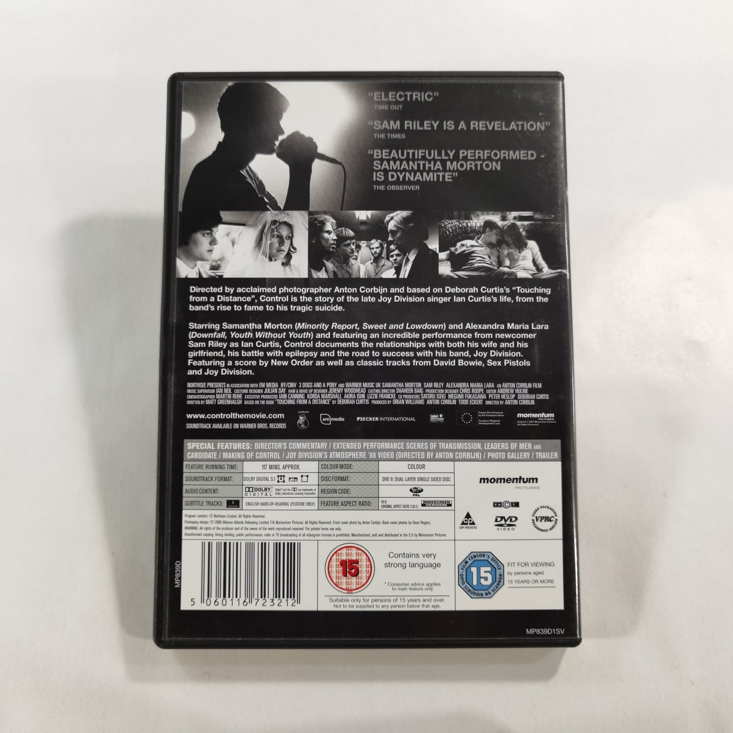 Control (2008) - DVD UK 2008