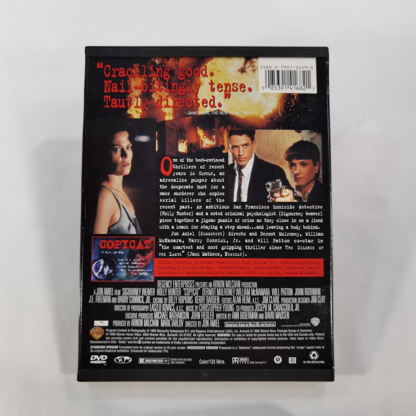 Copycat (1995) - DVD US 1998 Snap Case