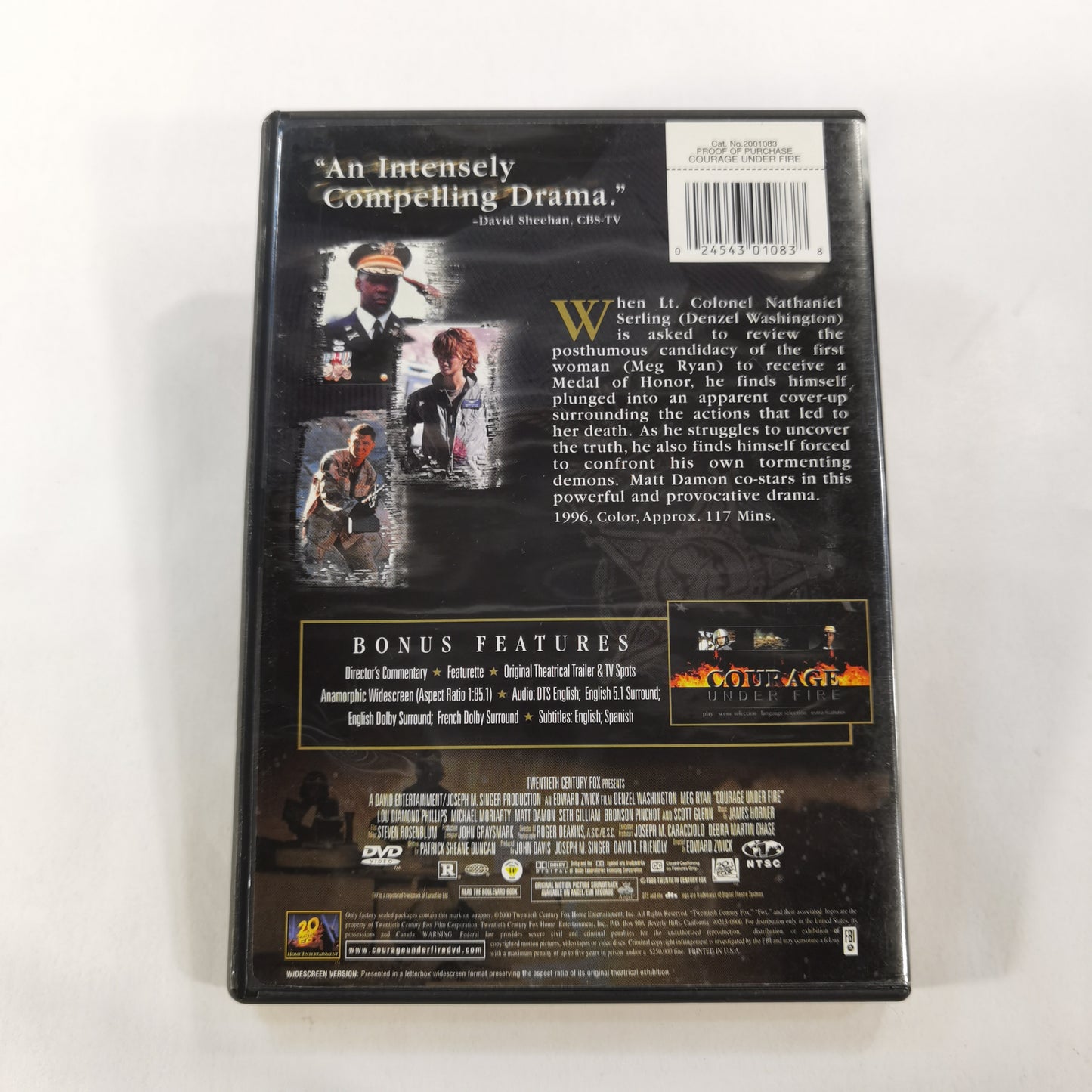 Courage Under Fire (1996) - DVD US 2000