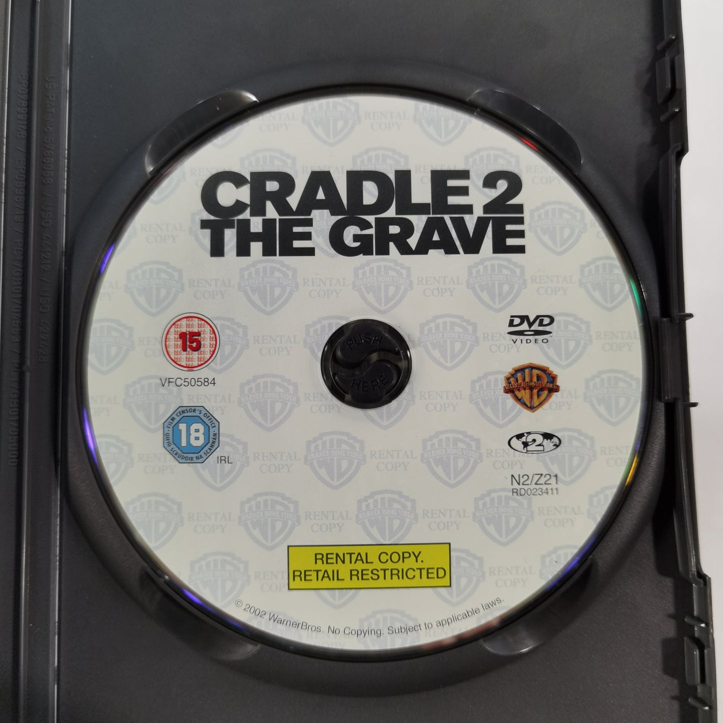 Cradle 2 the Grave (2003) - DVD UK 2003 RC