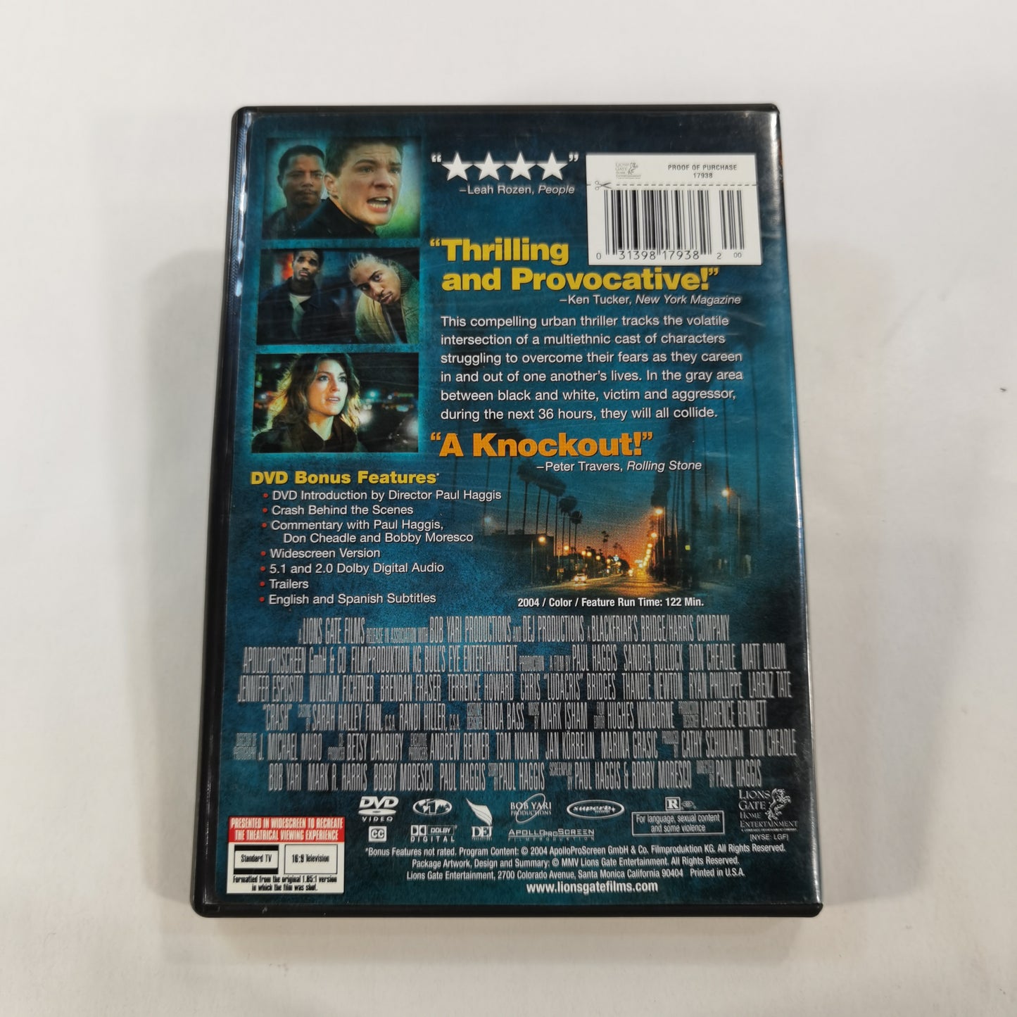 Crash (2004) - DVD US 2004