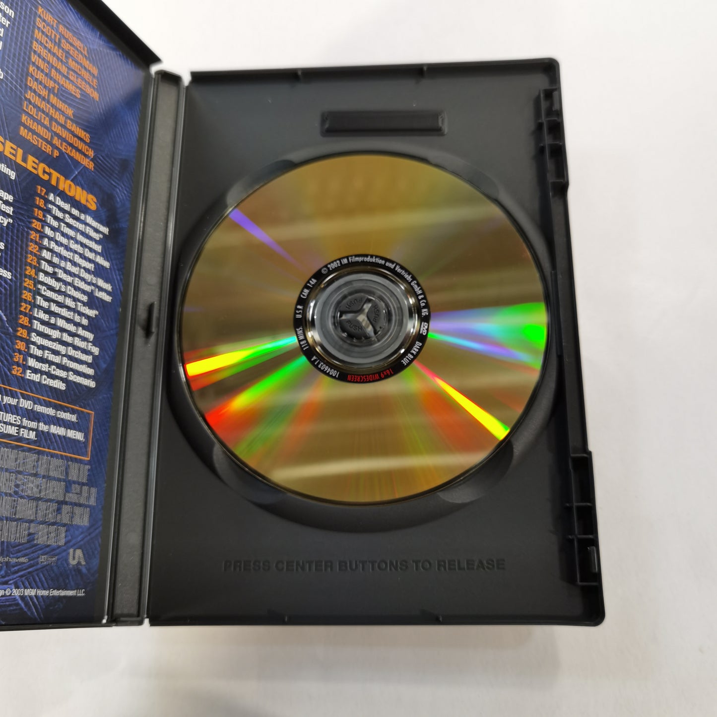 Dark Blue (2002) - DVD US 2003 Special Edition