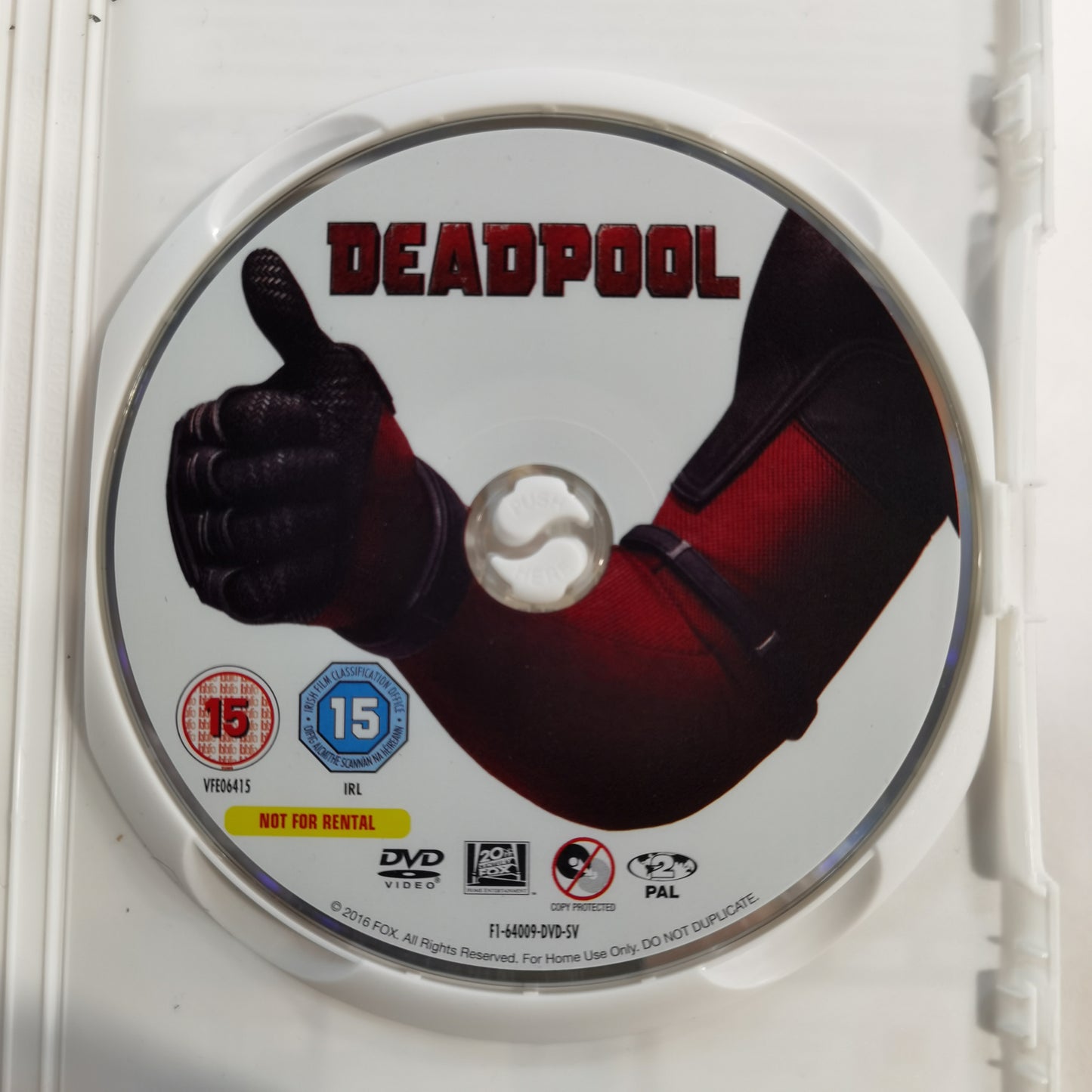 Deadpool (2016) - DVD UK 2016