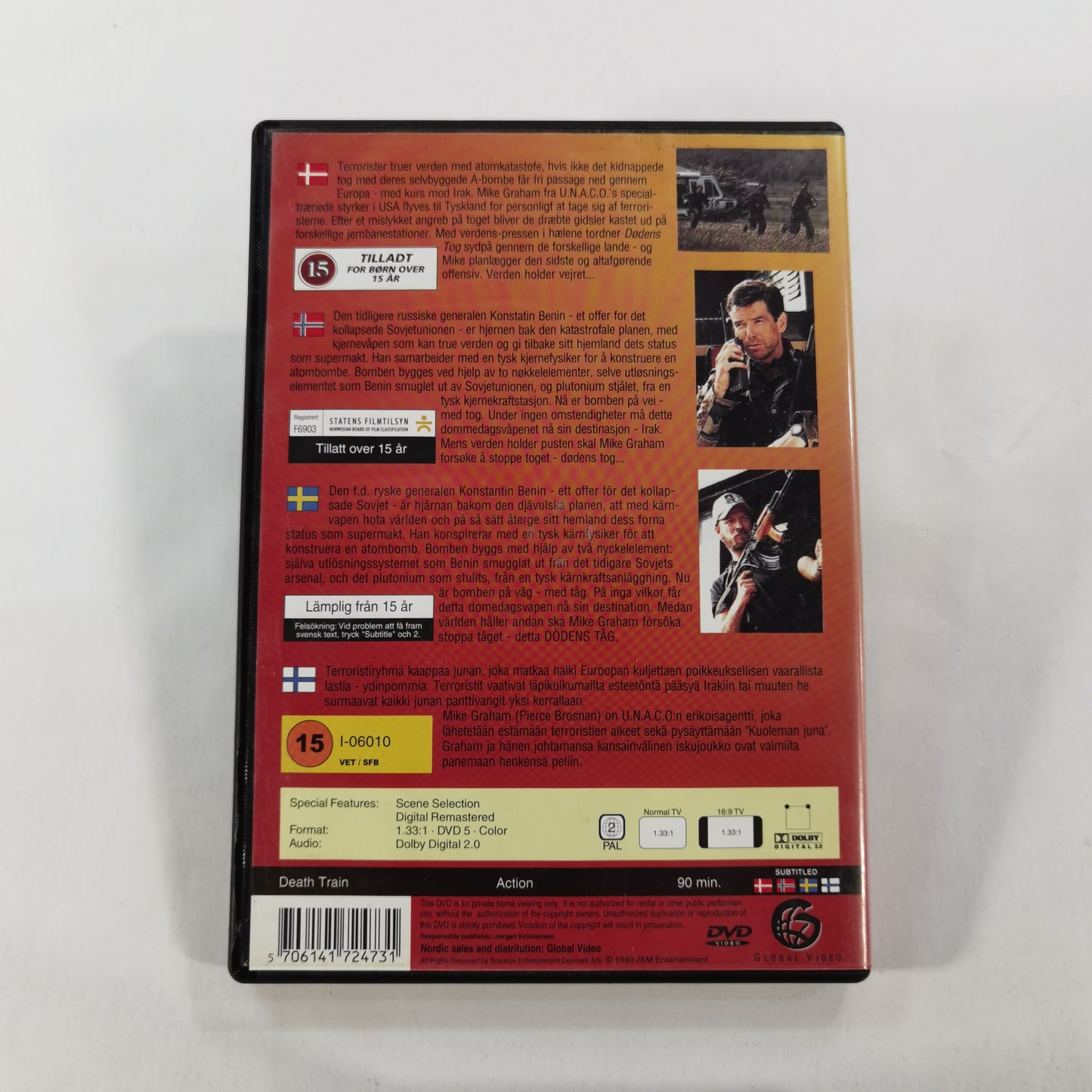 Death Train (1993) - DVD SE NO DK FI