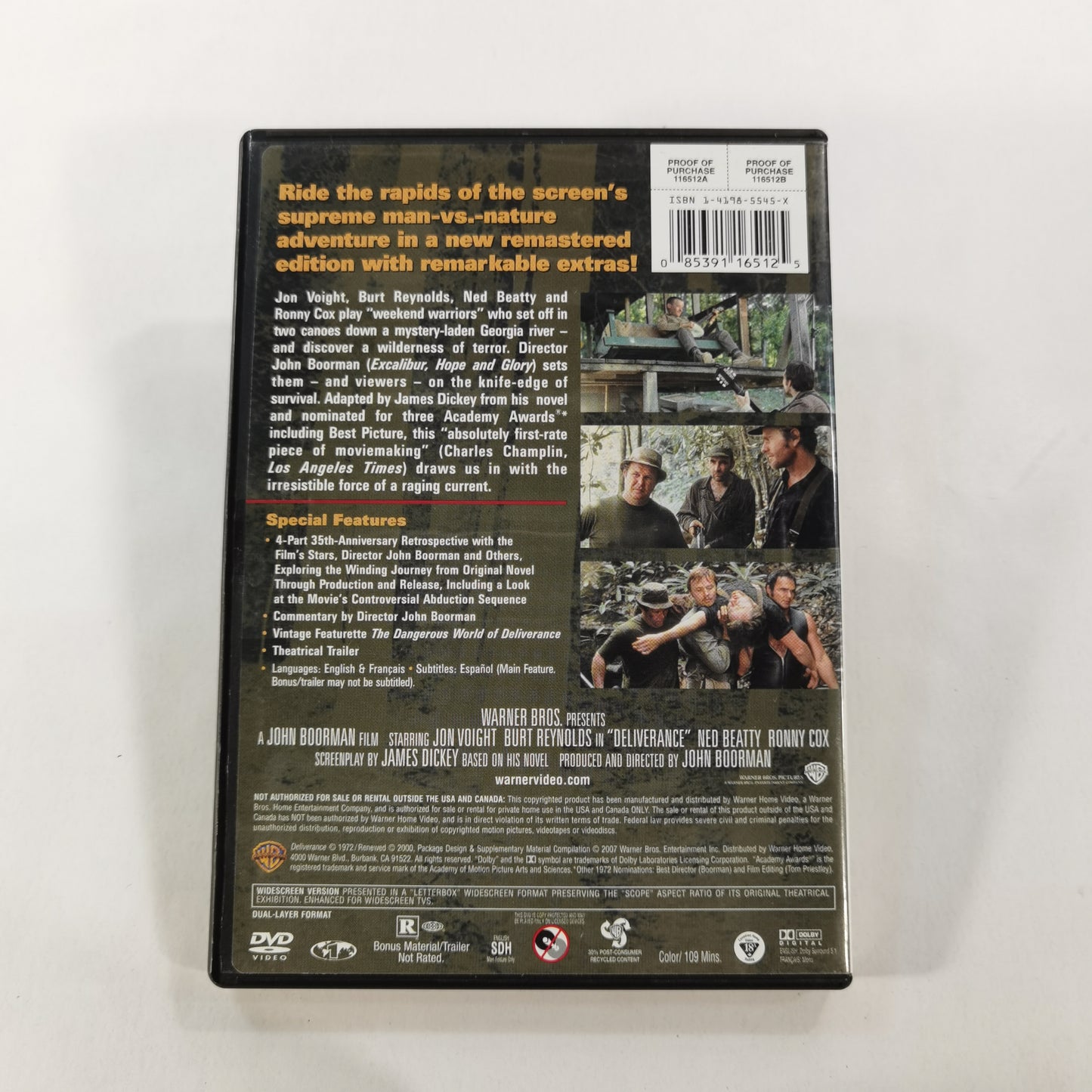 Deliverance (1972) - DVD US 2007 Deluxe Edition