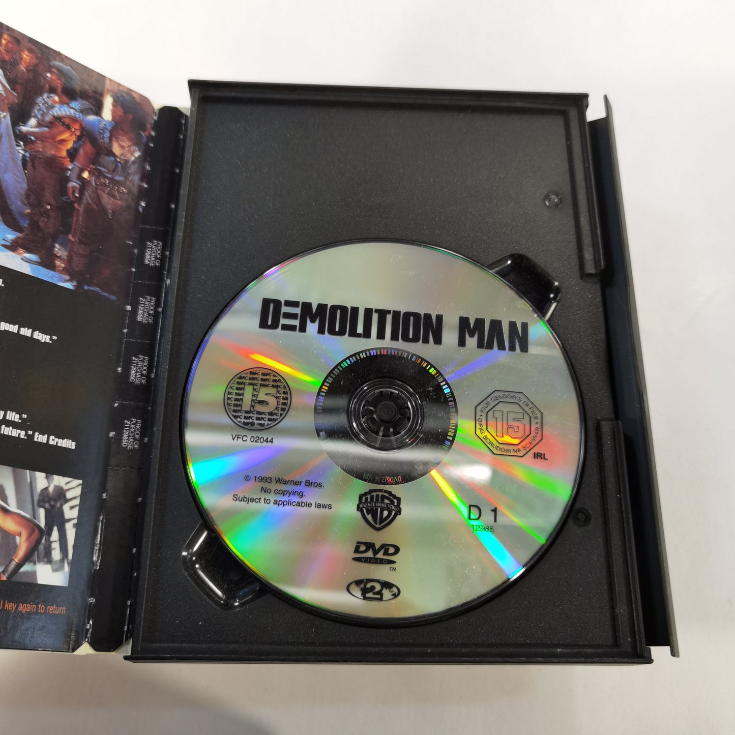 Demolition Man (1993) - DVD UK 1999 Snap Case