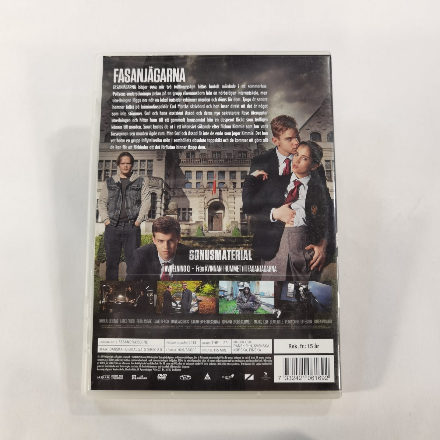 Department Q: Fasandræberne ( Fasanjägarna ) (2014) - DVD SE