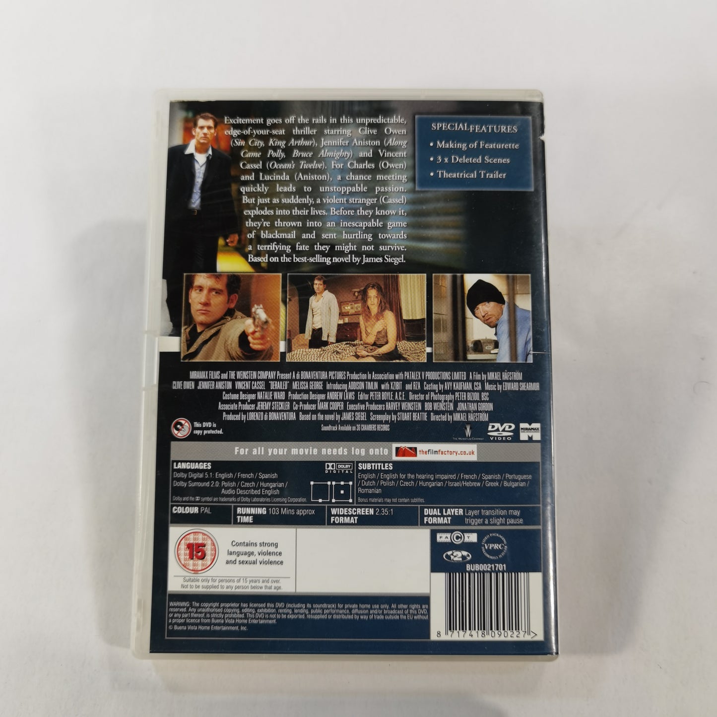 Derailed (2005) - DVD UK RC