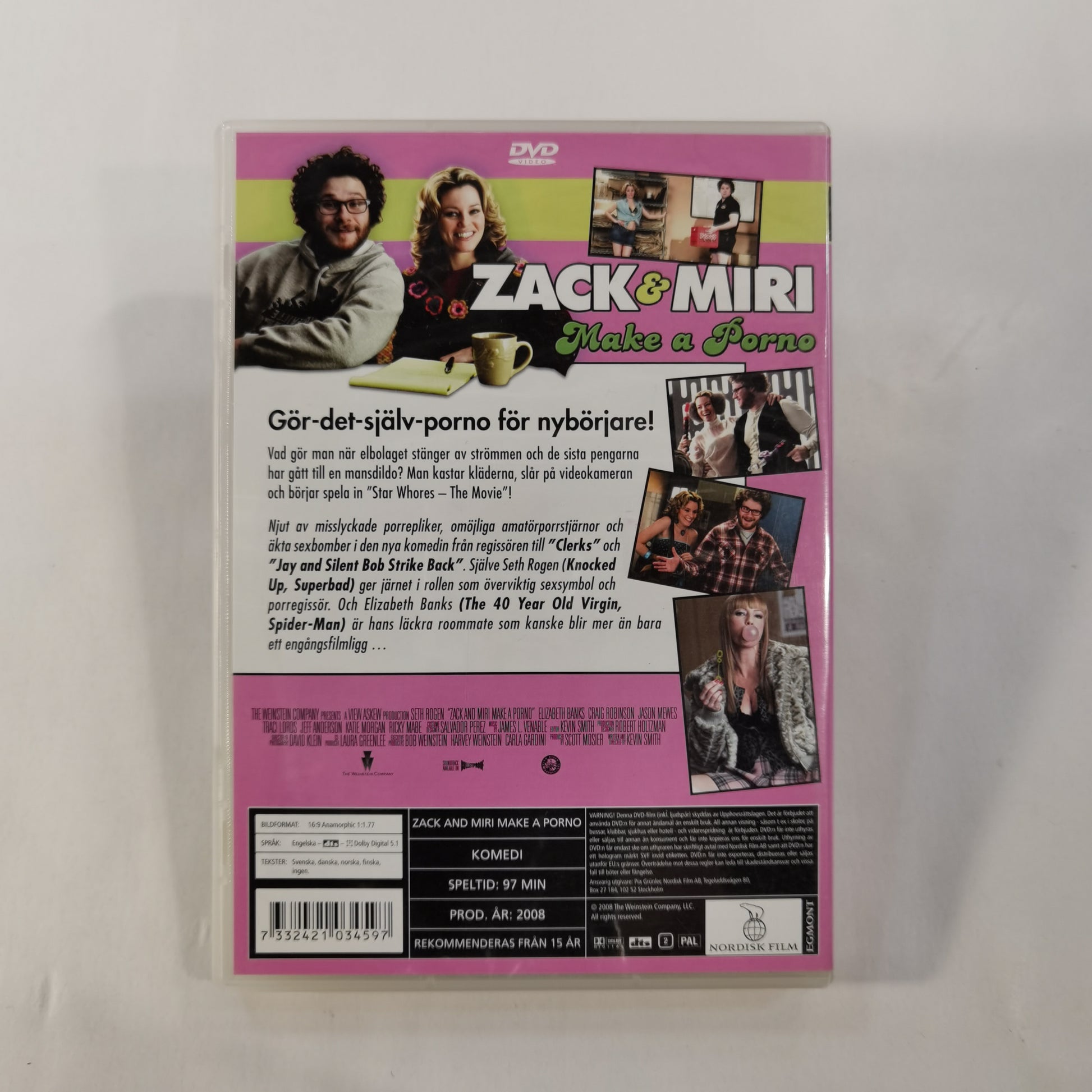 Zack and Miri Make a Porno (2008) - DVD SE – KobaniStore