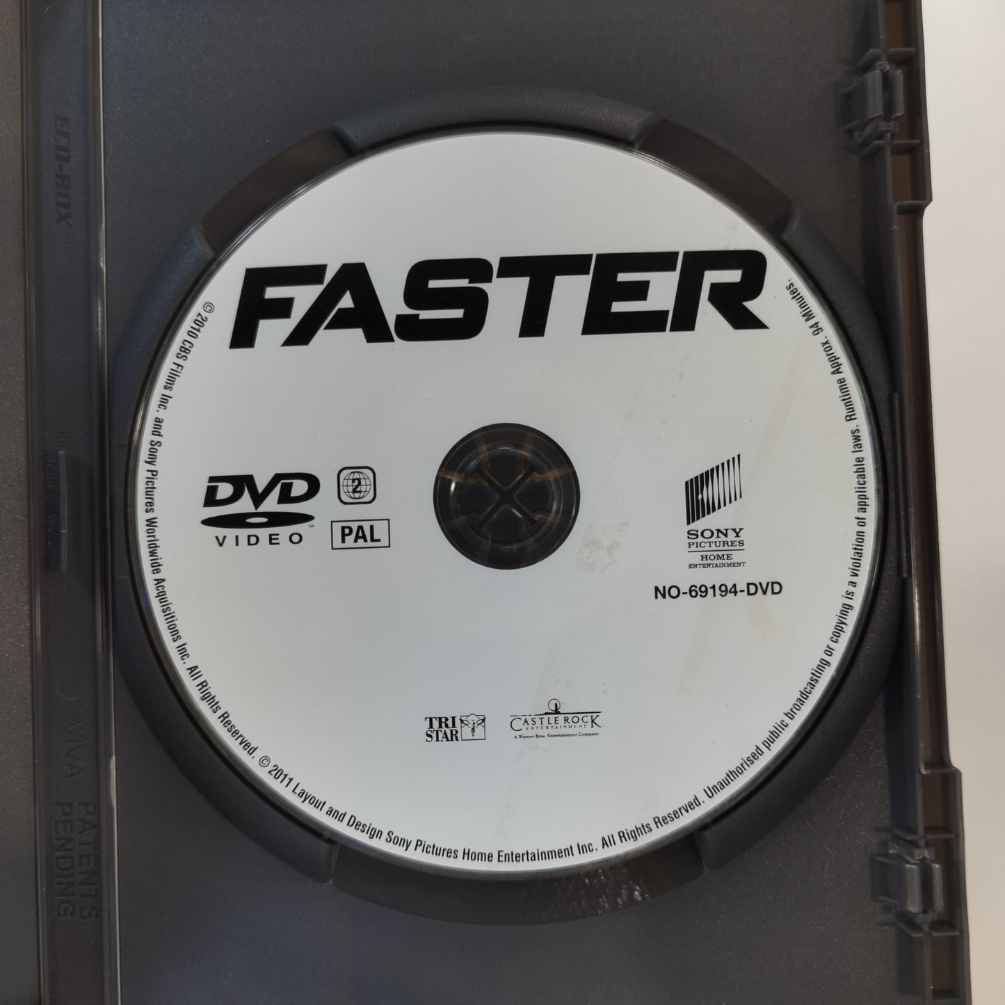 Faster (2010) - DVD SE 2011