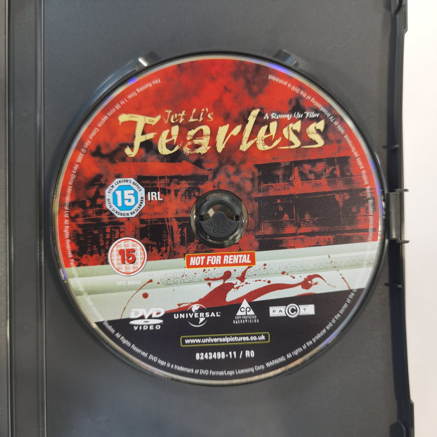 Fearless (2006) - DVD UK 2006