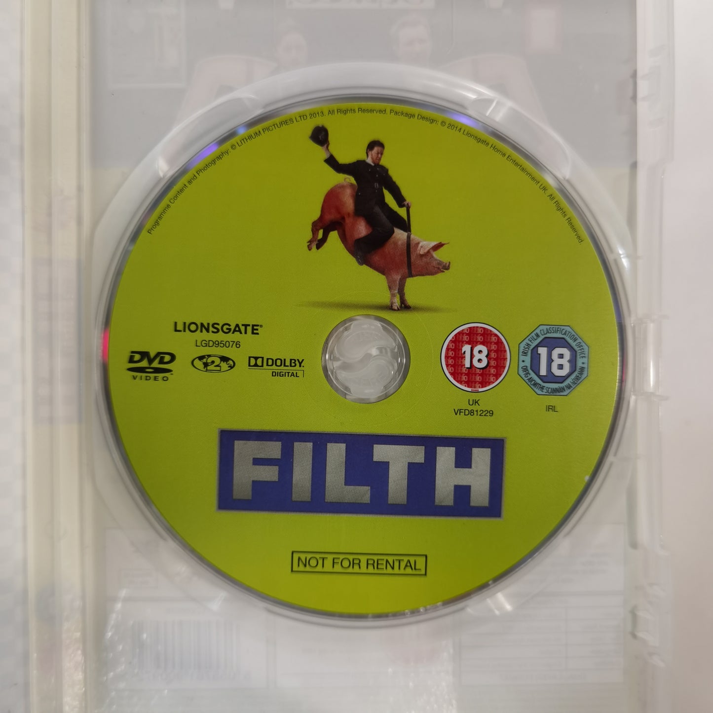 Filth (2013) - DVD UK 2014