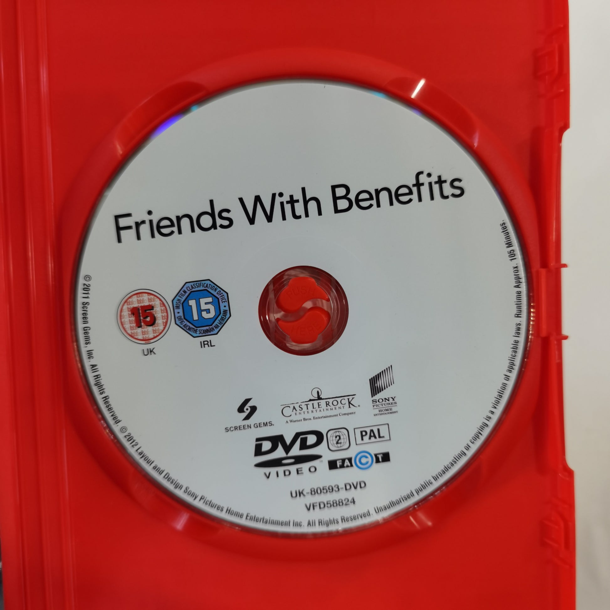 Friends with Benefits 2011 DVD UK 2012