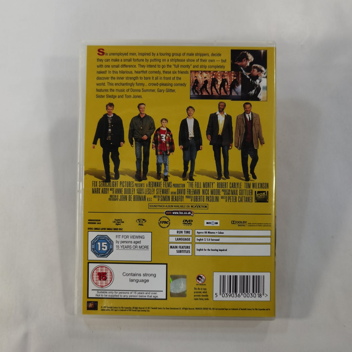 The Full Monty (1997) - DVD UK 2011