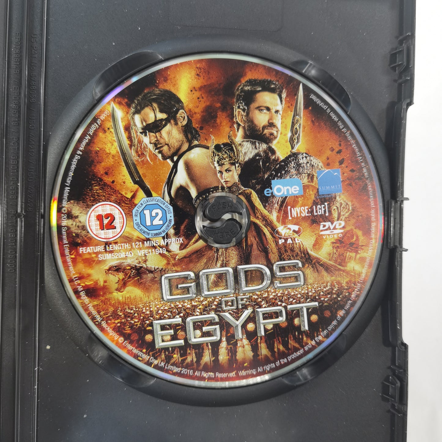 Gods of Egypt (2016) - DVD UK 2016