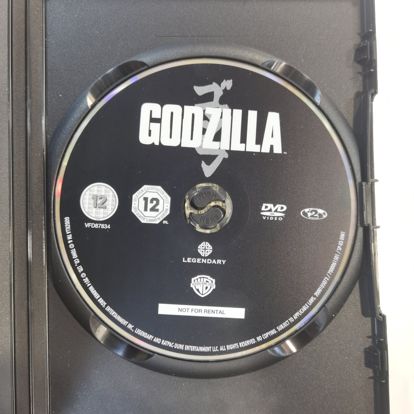 Godzilla (2014) - DVD UK 2014