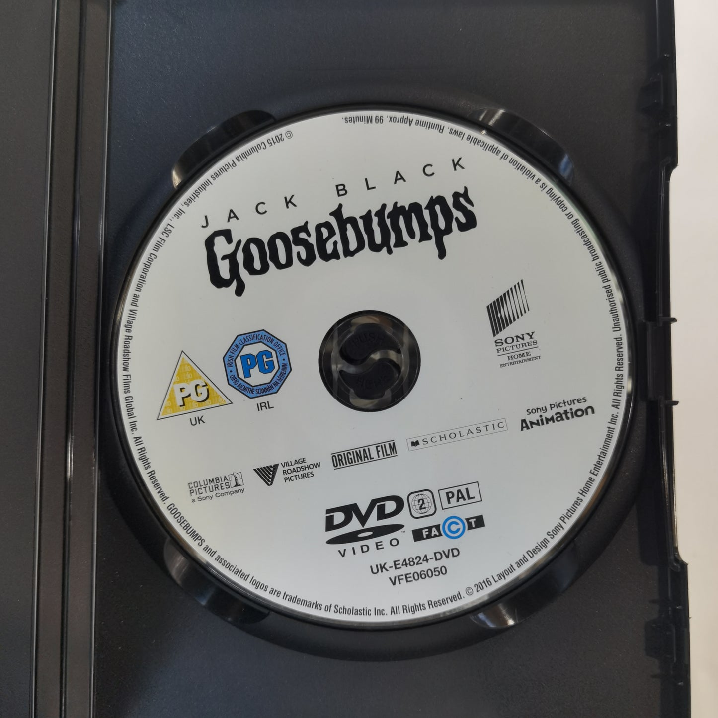 Goosebumps (2015) - DVD UK 2016