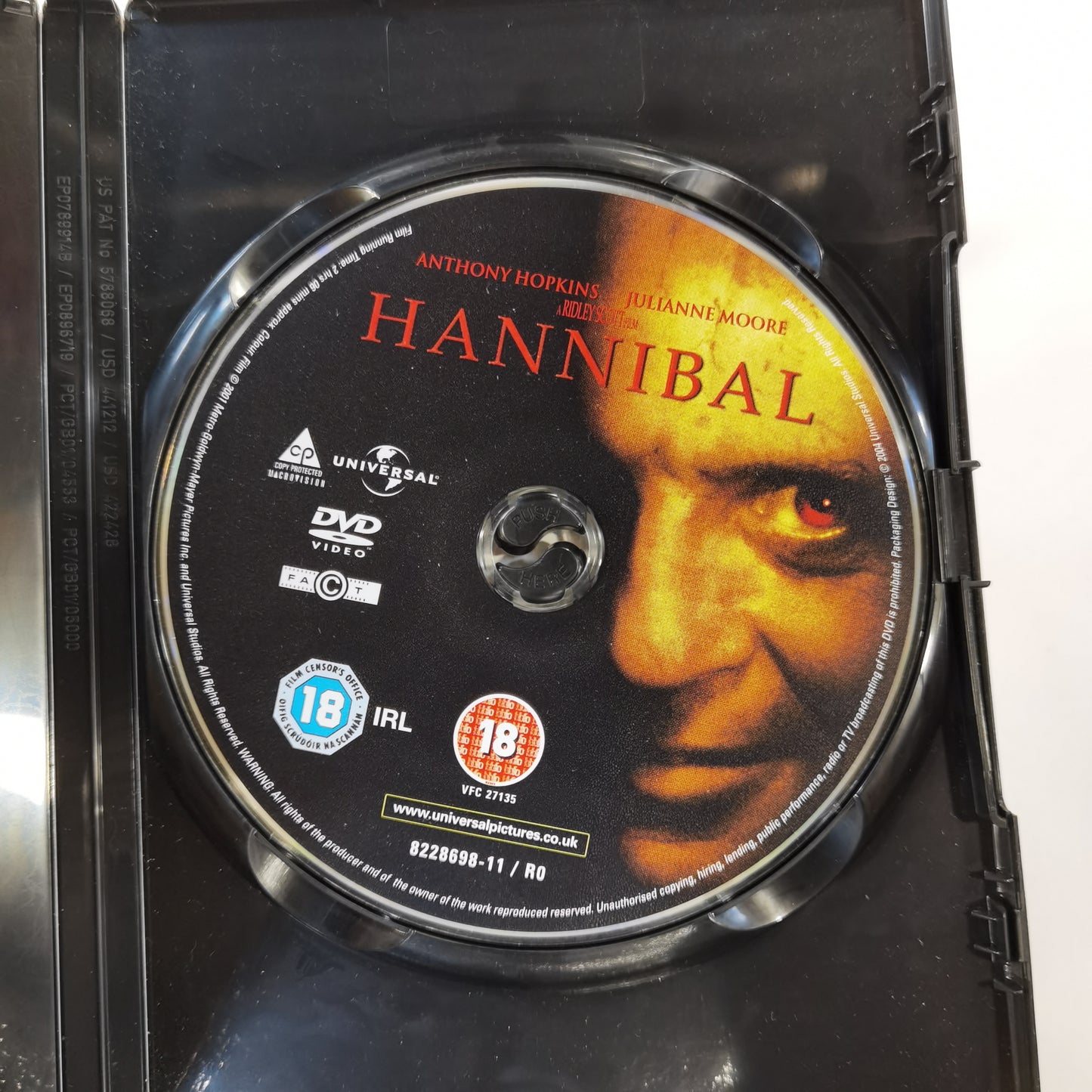 Hannibal (2001) - DVD UK 2004