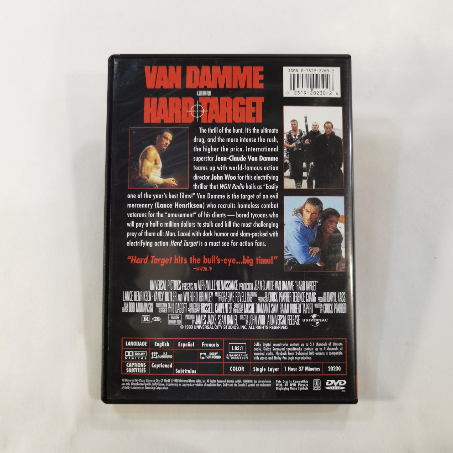 Hard Target (1993) - DVD US 1998