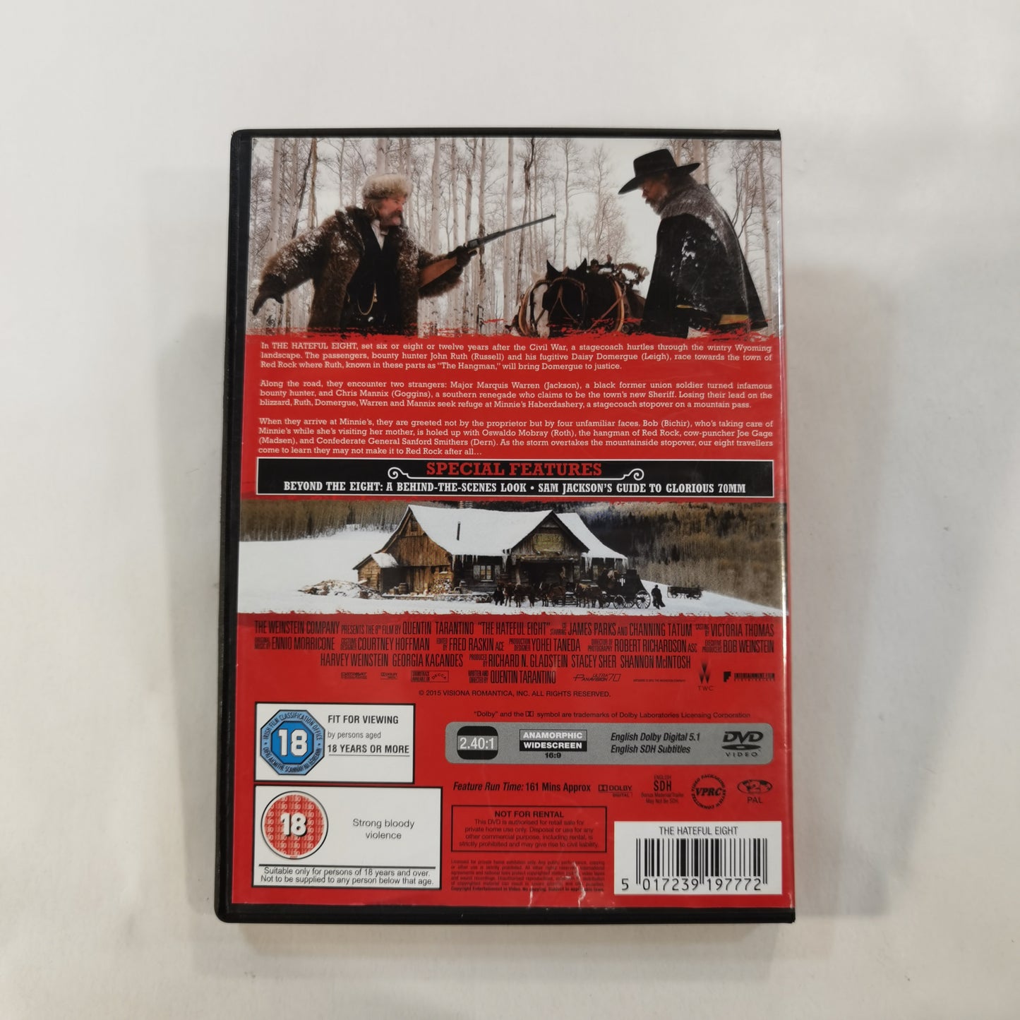 The Hateful Eight (2015) - DVD UK