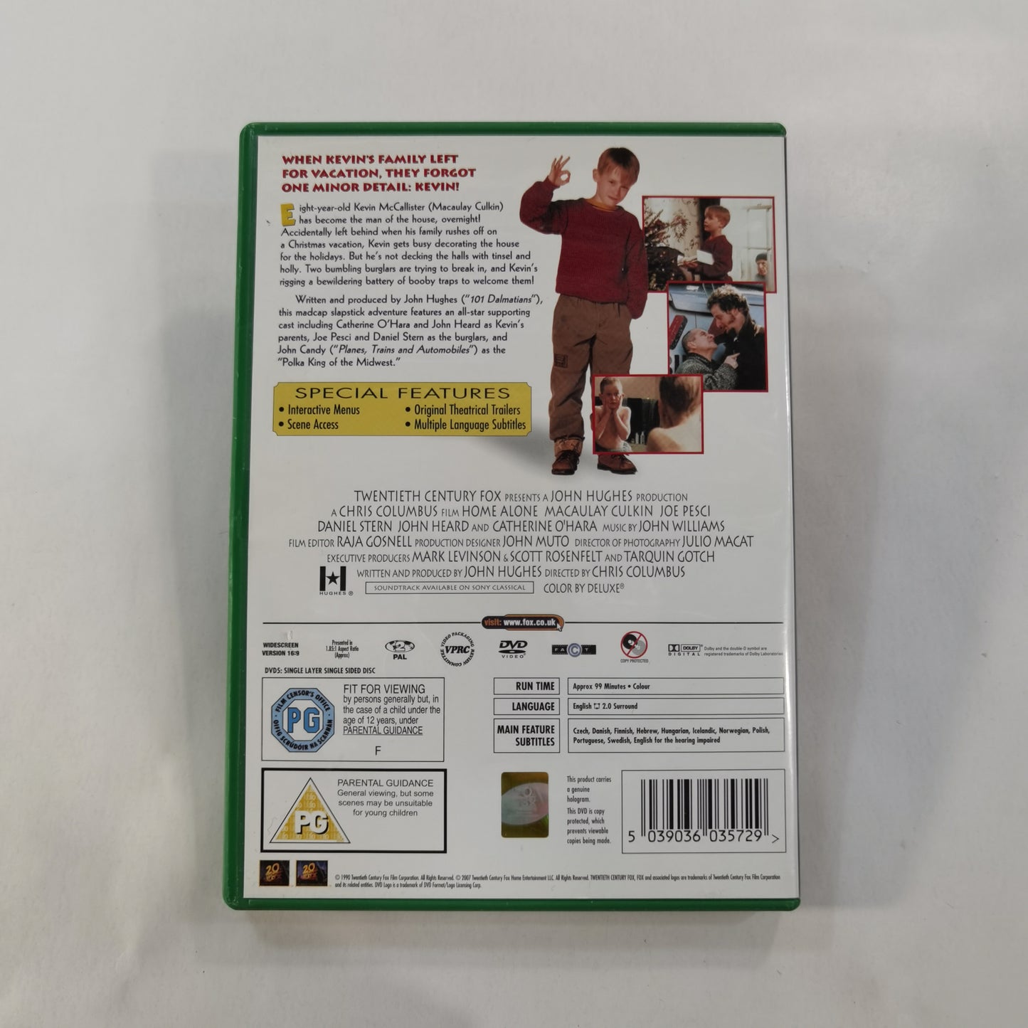 Home Alone (1990) - DVD UK 2007