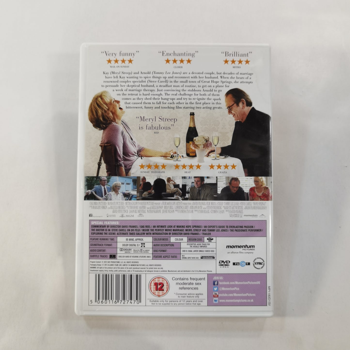 Hope Springs (2012) - DVD UK 2013