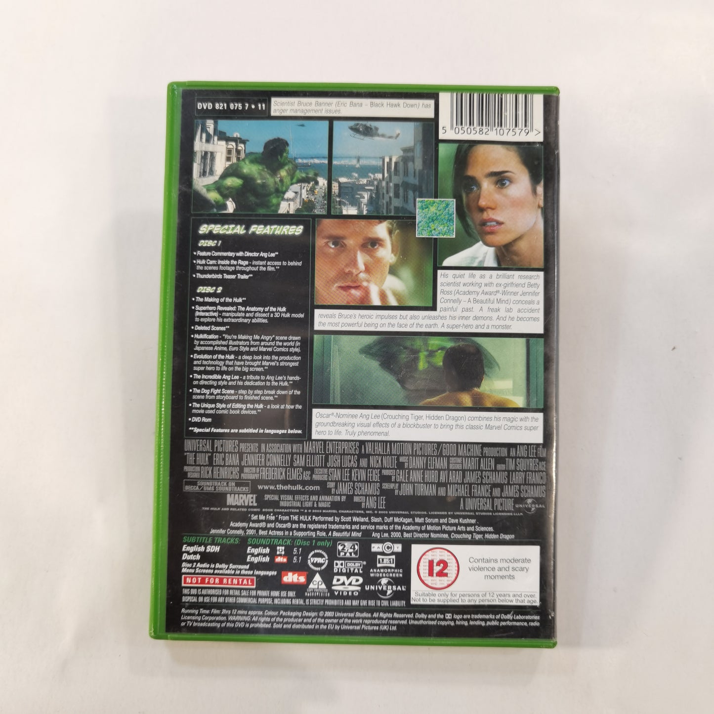 Hulk (2003) - DVD UK 2003  RC