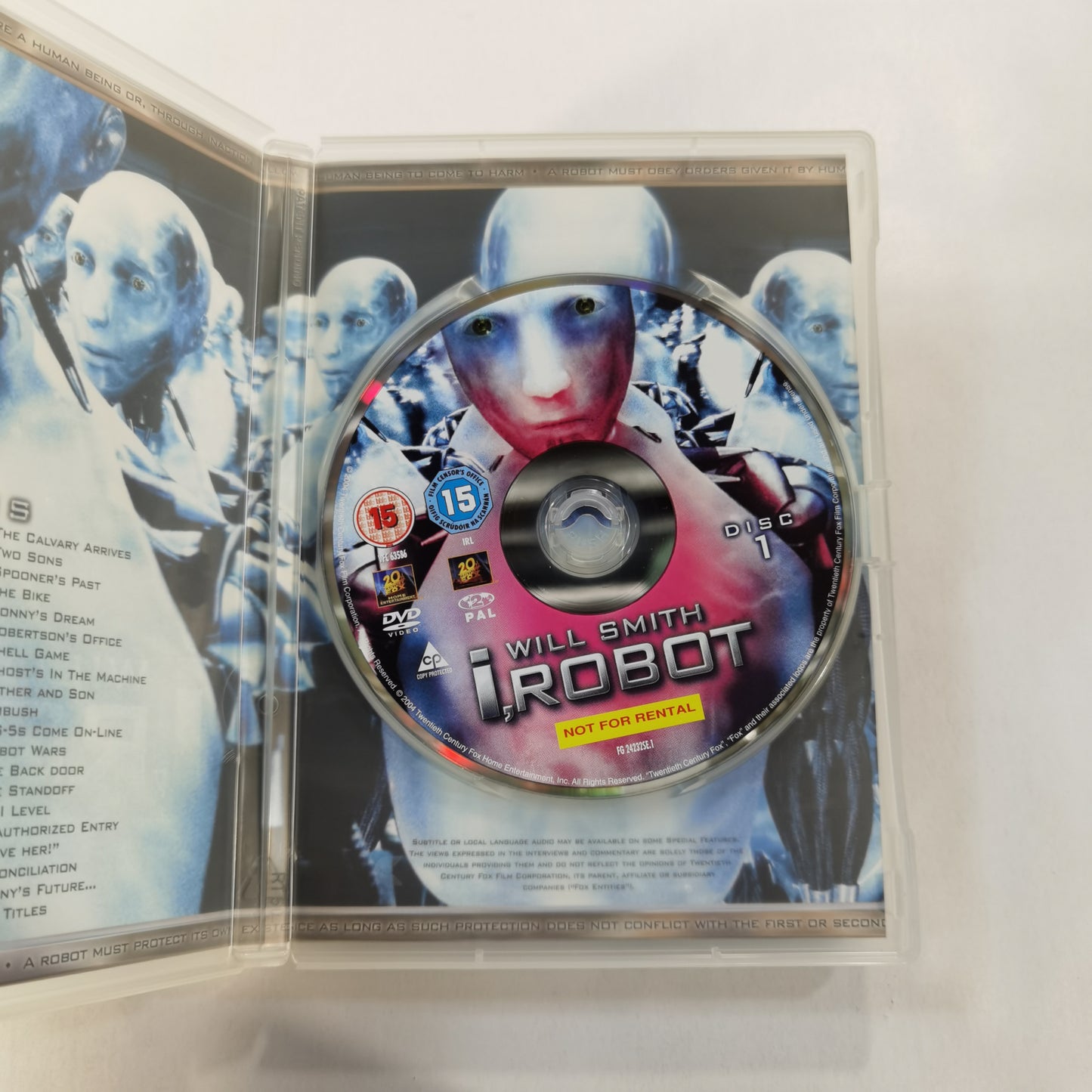 I, Robot (2004) - DVD UK 2004 Cover