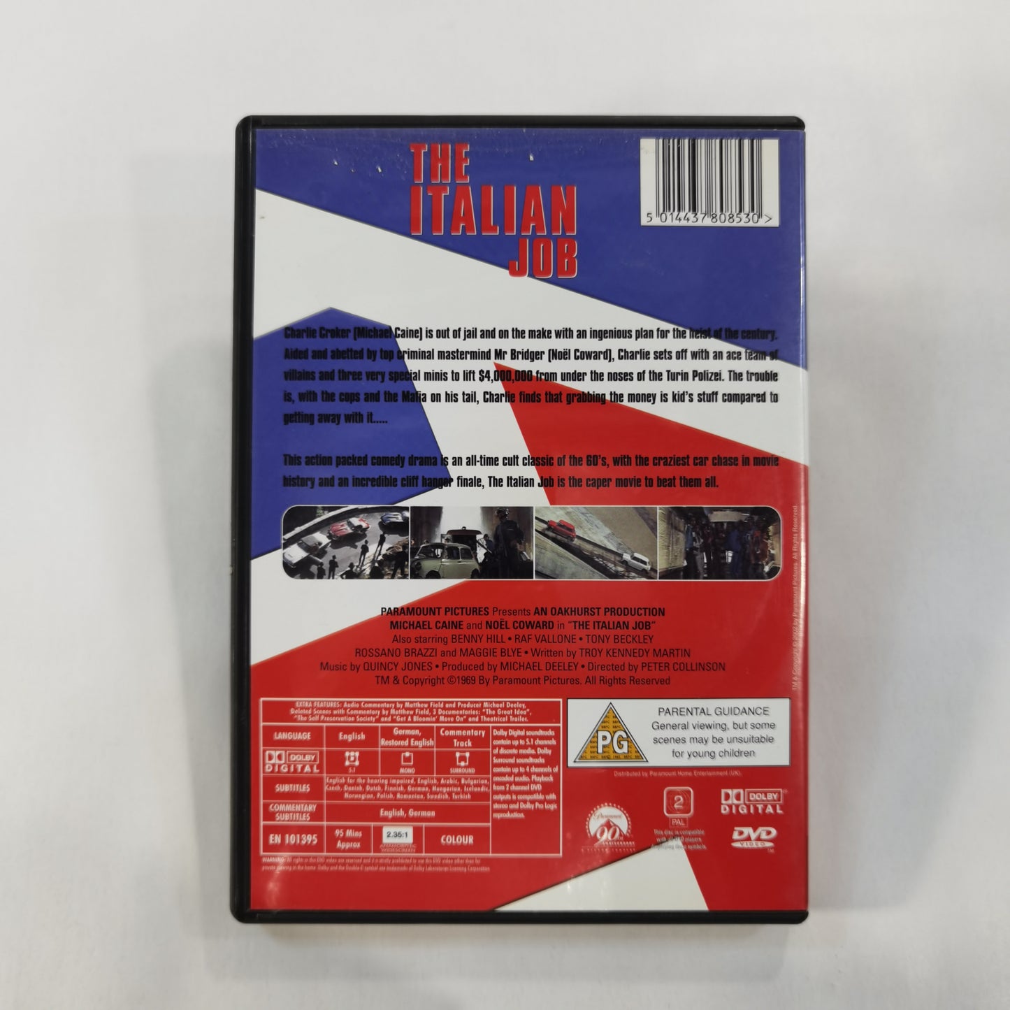 The Italian Job (1969) - DVD UK 2002