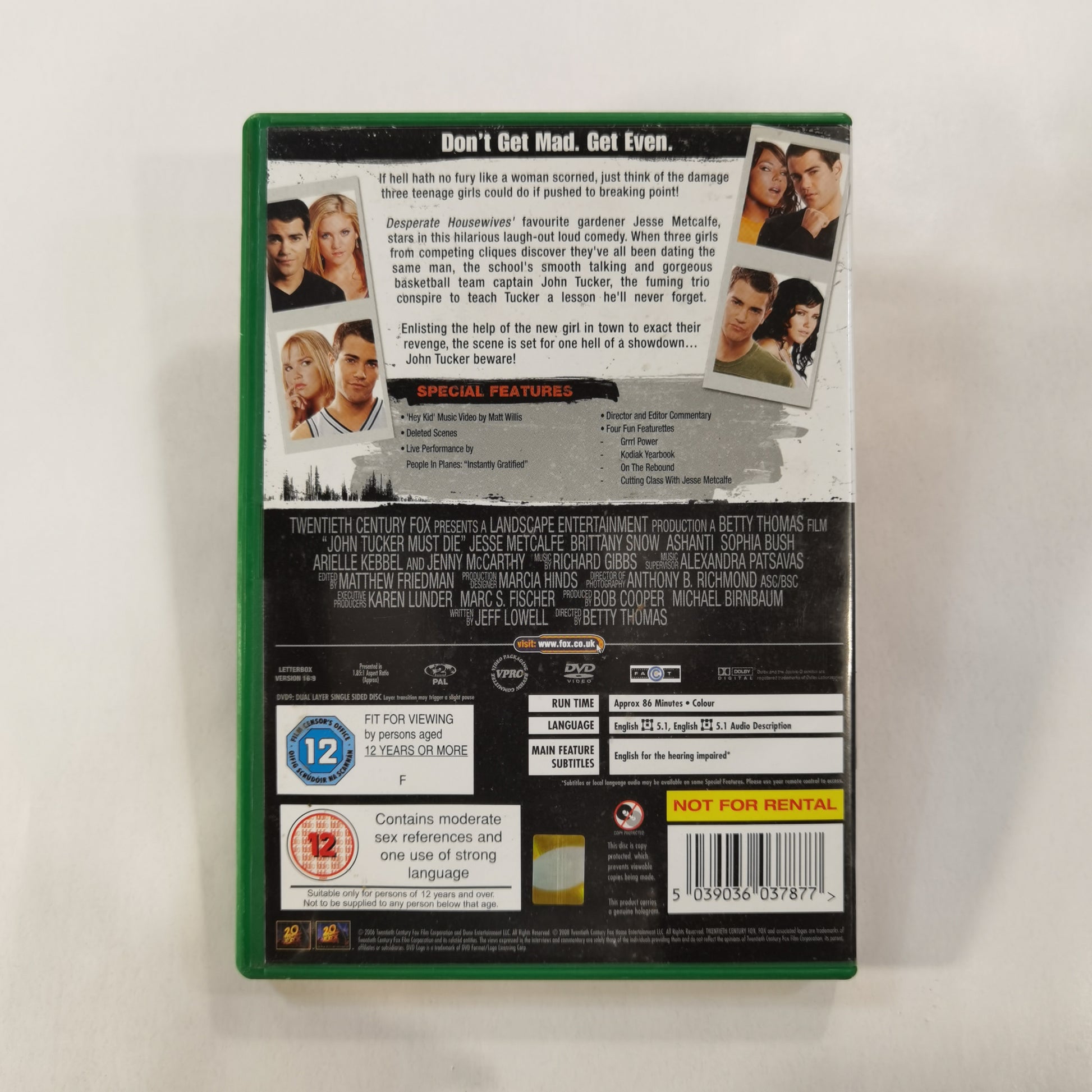 John Tucker Must Die (2006) - DVD UK 2008 – KobaniStore