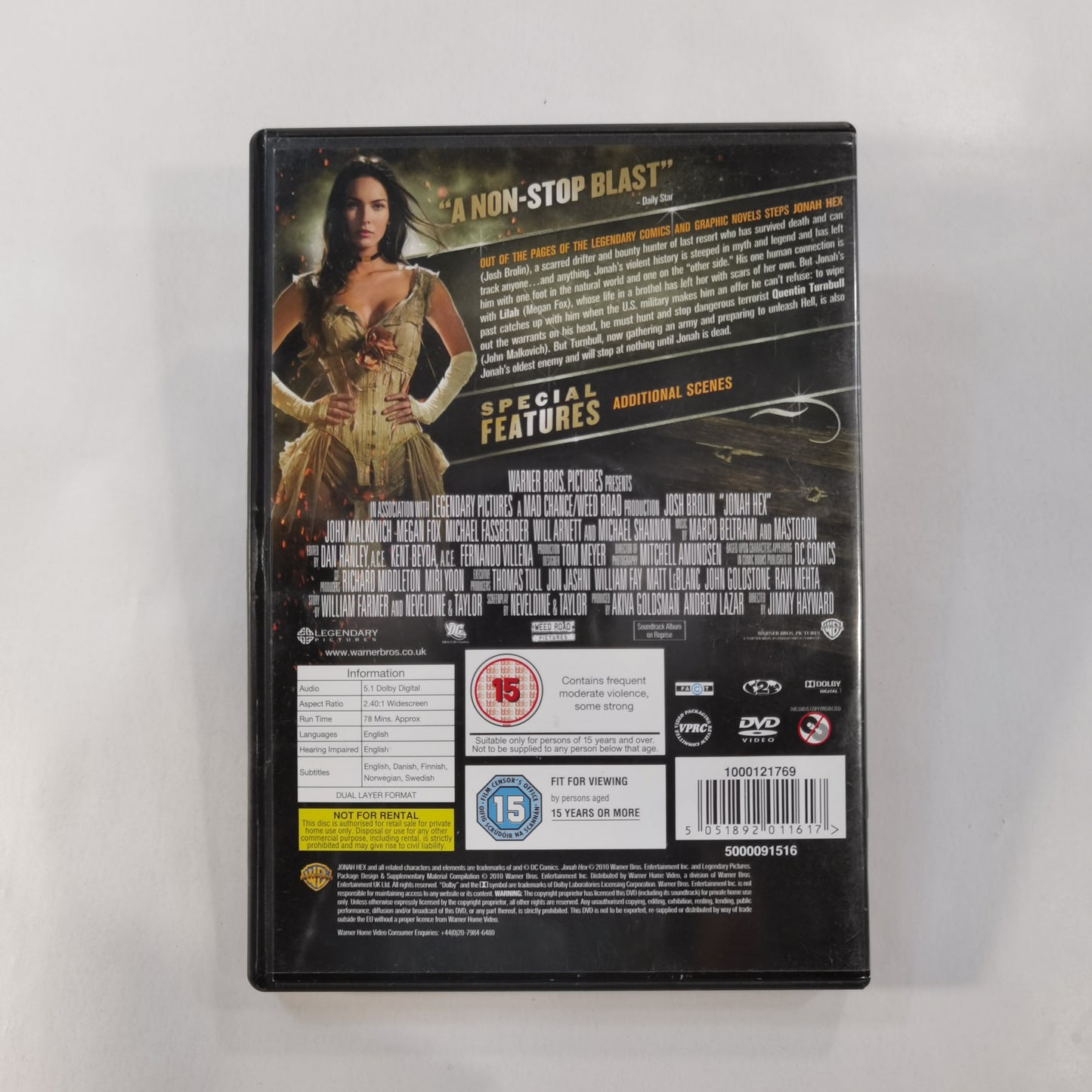 Jonah Hex (2010) - DVD UK 2010