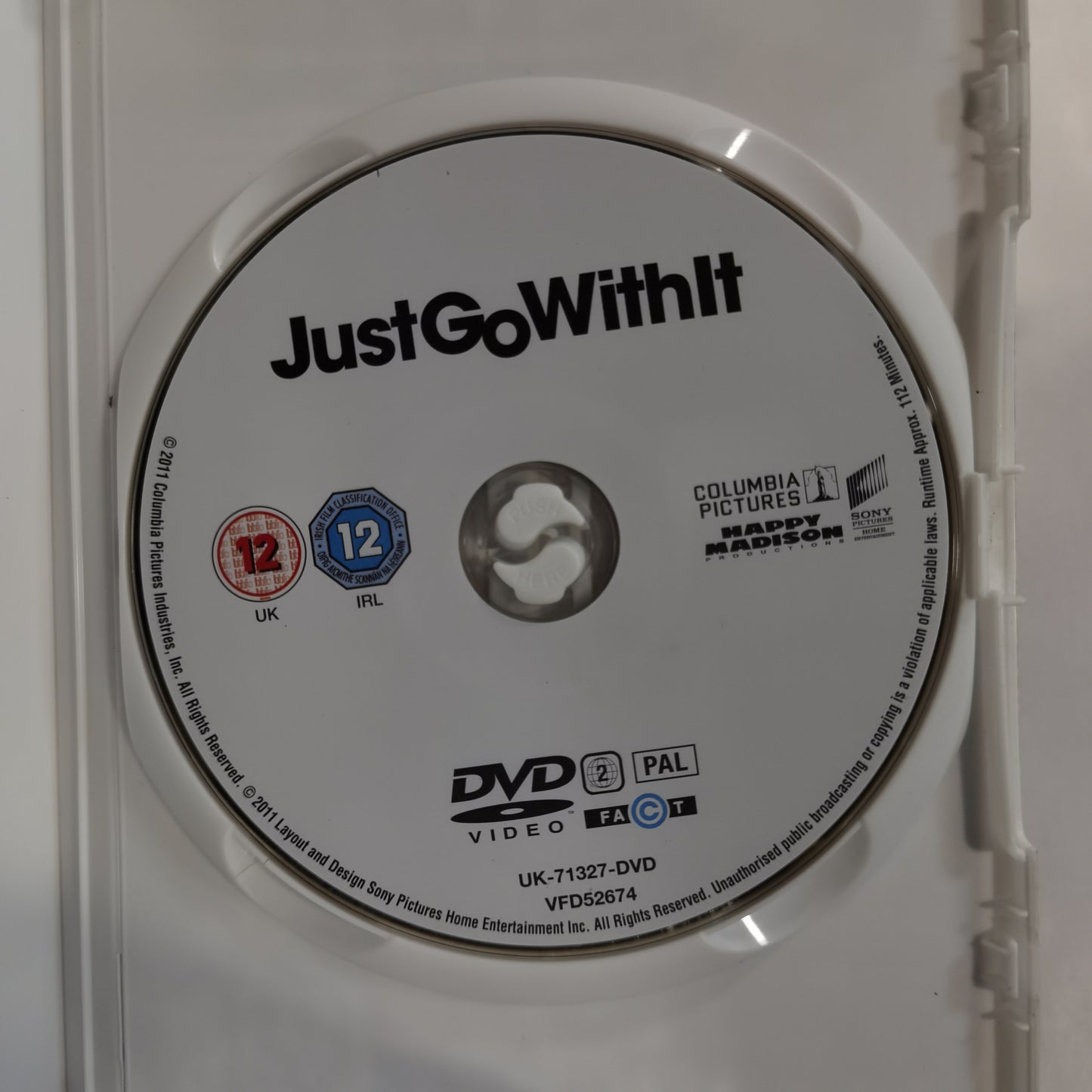 Just Go with It (2011) - DVD UK 2011