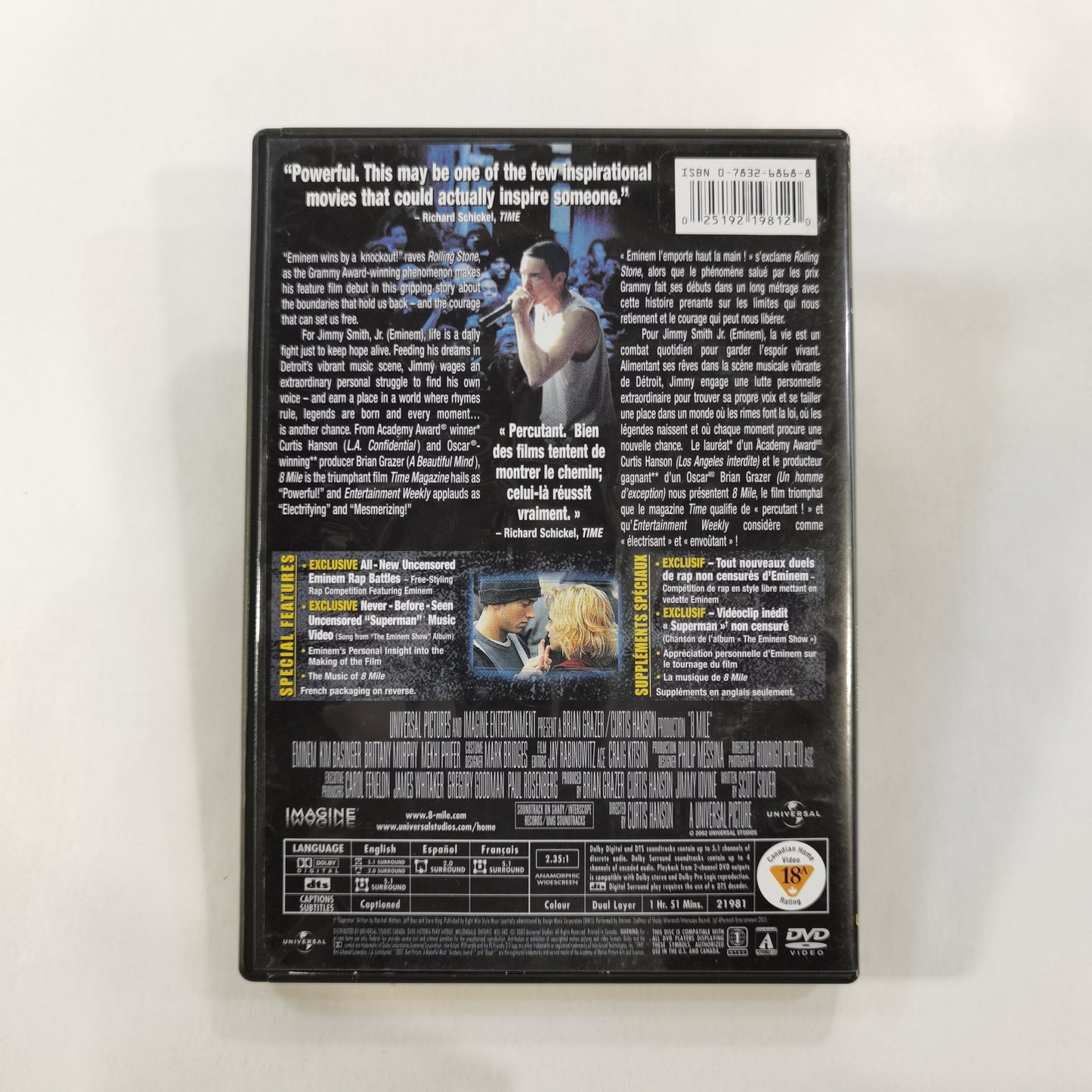 8 Mile (2002) - DVD CA 2003