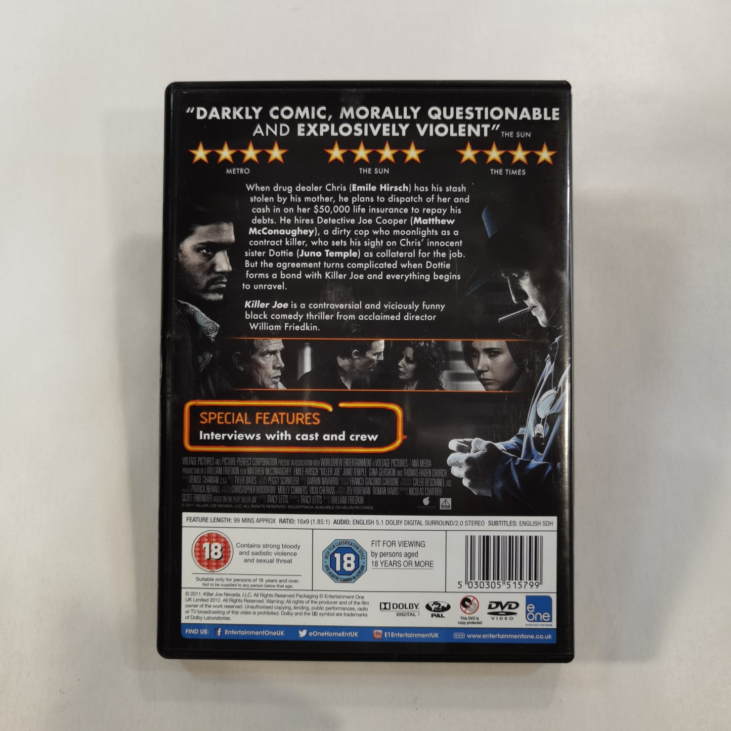 Killer Joe (2011) - DVD UK 2012