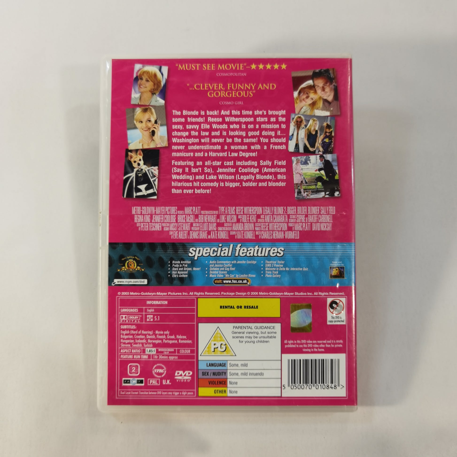 Legally Blonde 2 (2003) - DVD UK 2006 Collector's Edition – KobaniStore