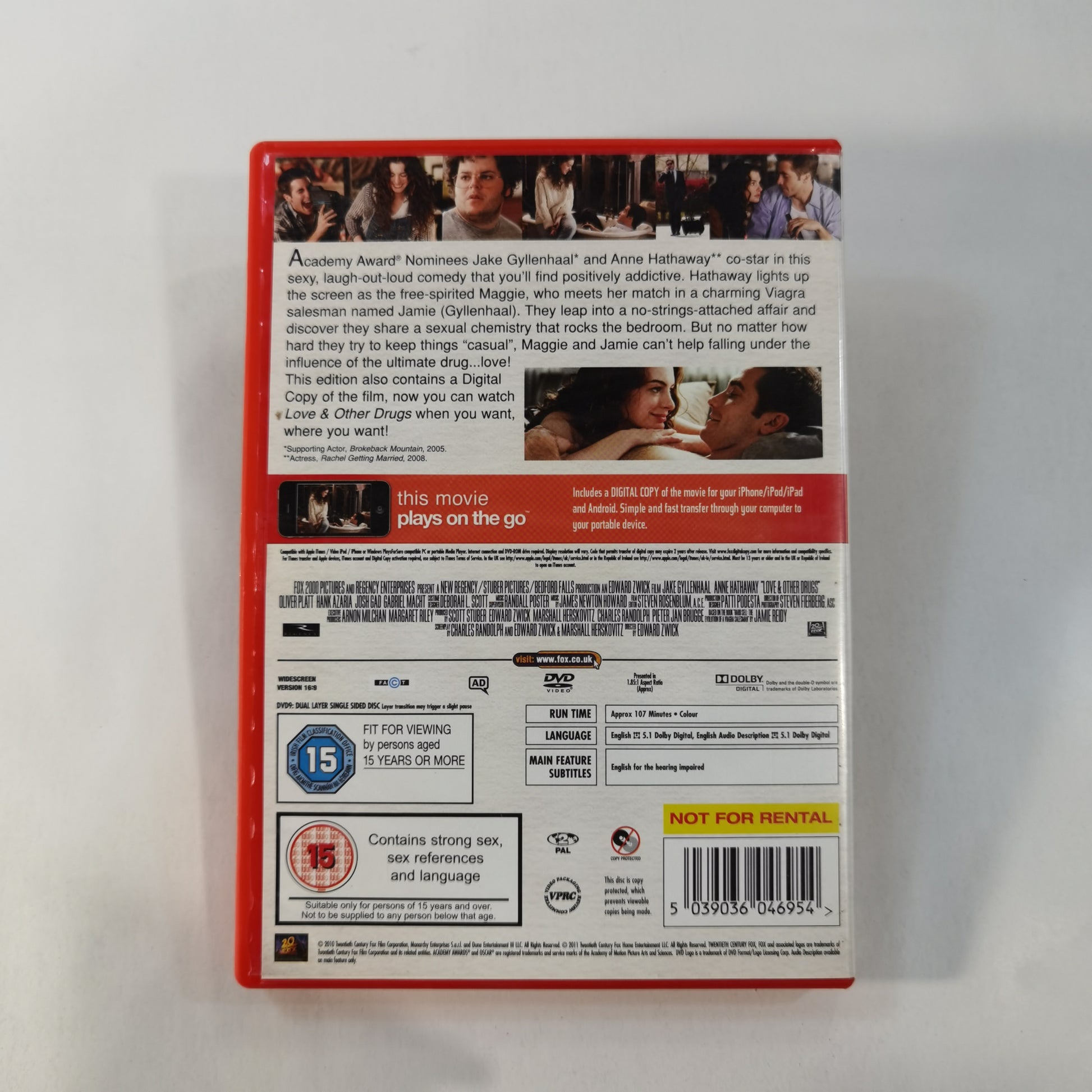 Love & Other Drugs (2010) - DVD UK 2011 – KobaniStore