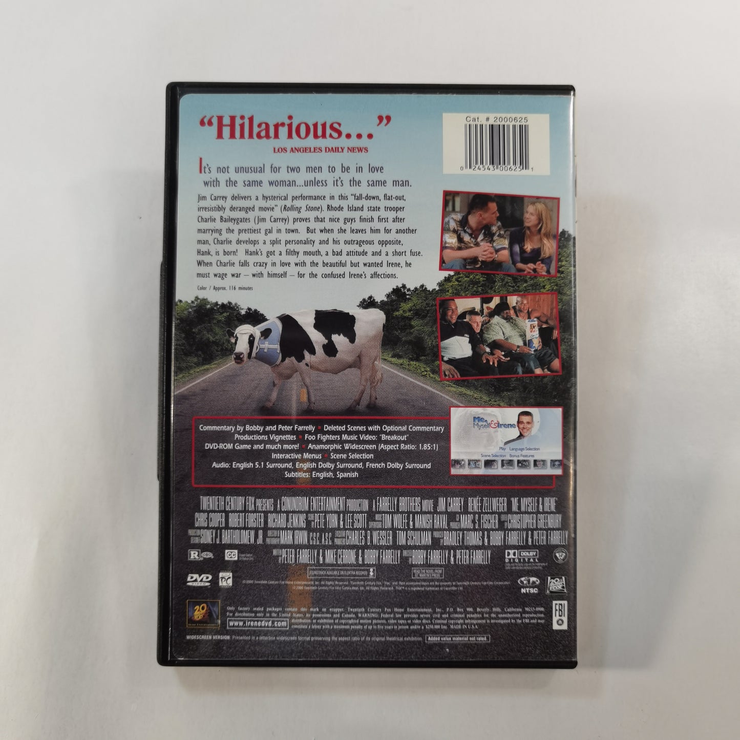 Me, Myself & Irene (2000) - DVD US 2000 Special Edition – KobaniStore