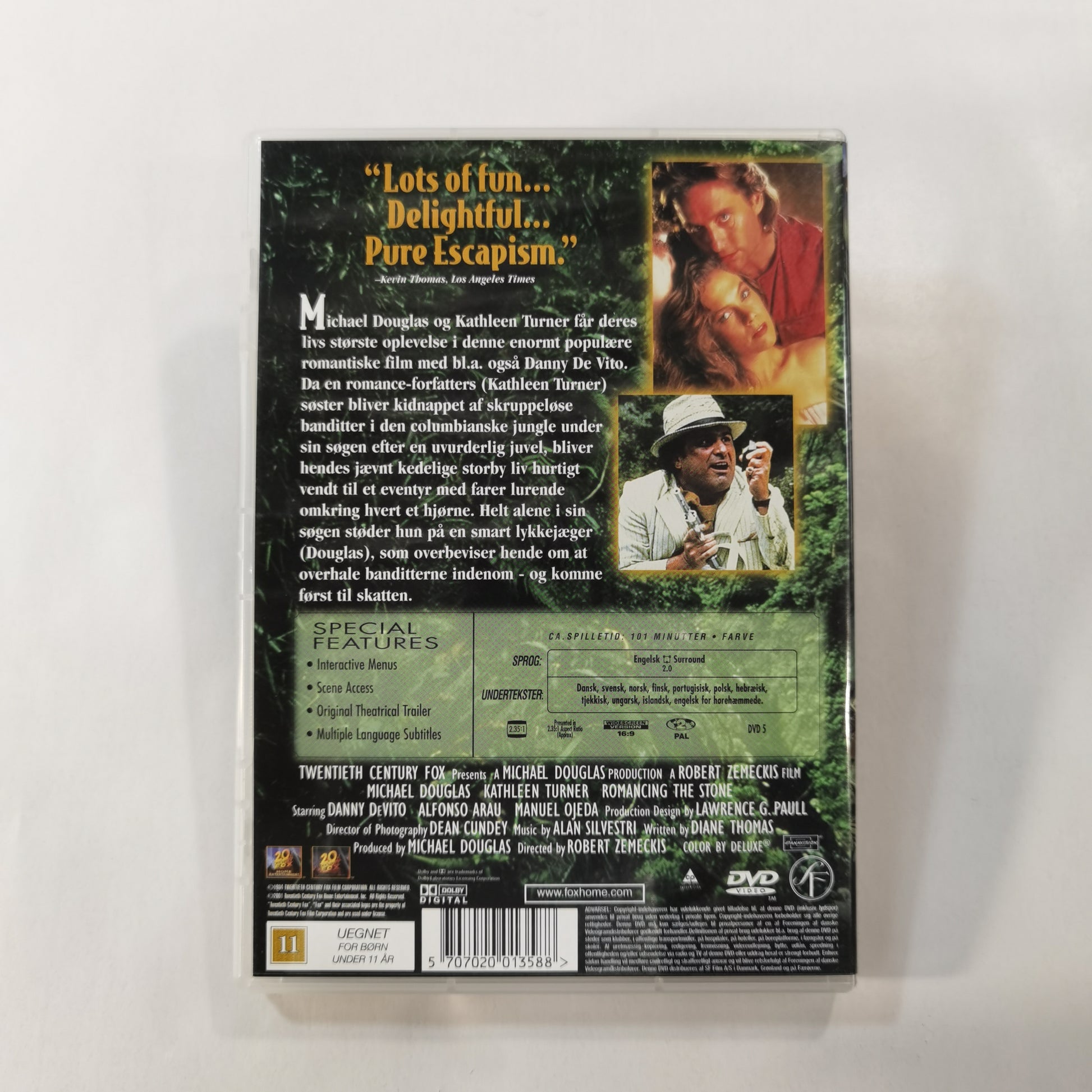 Romancing the Stone (1984) - DVD DK 2001