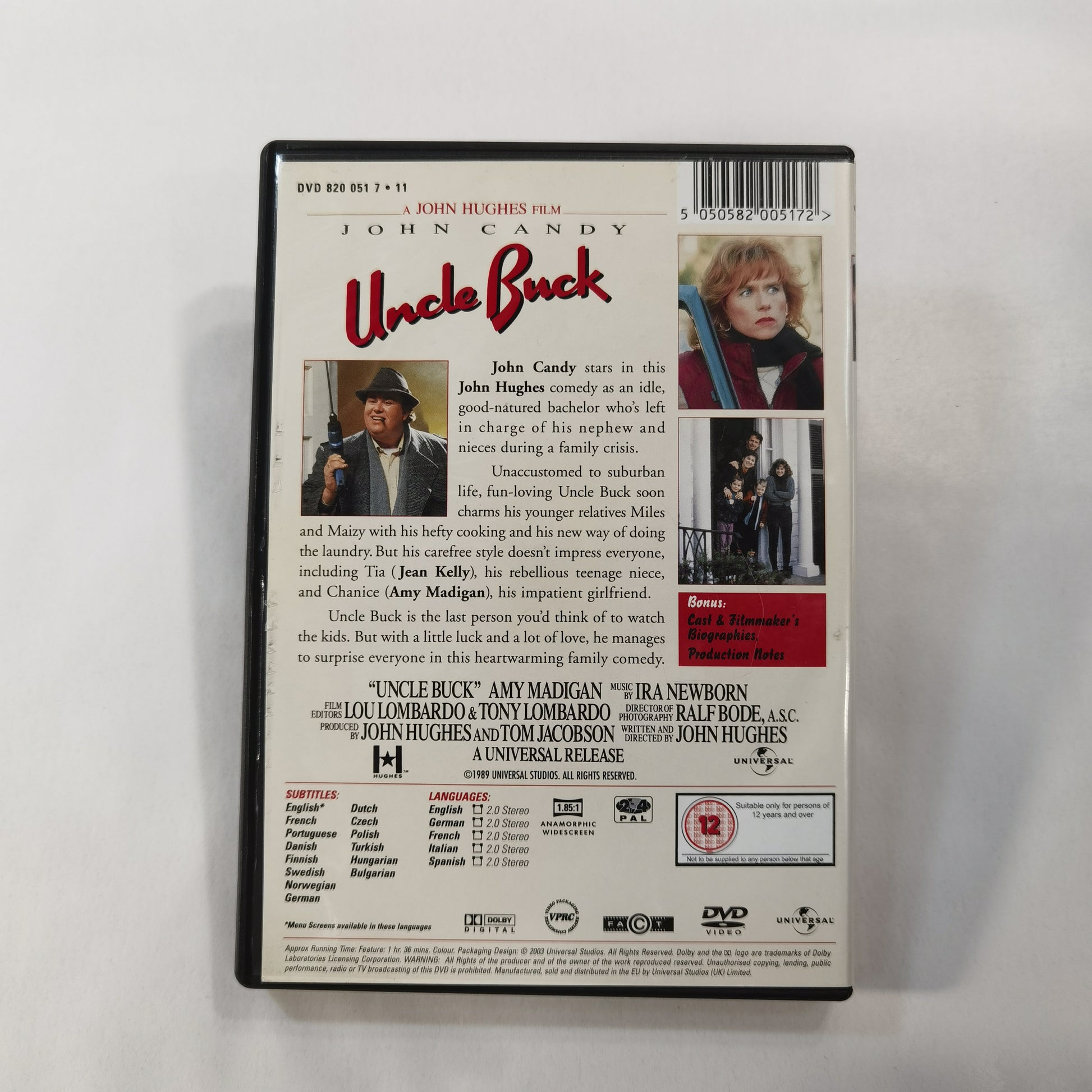 Uncle Buck (1989) - DVD UK 2003 ( Disc 2006 ) – KobaniStore