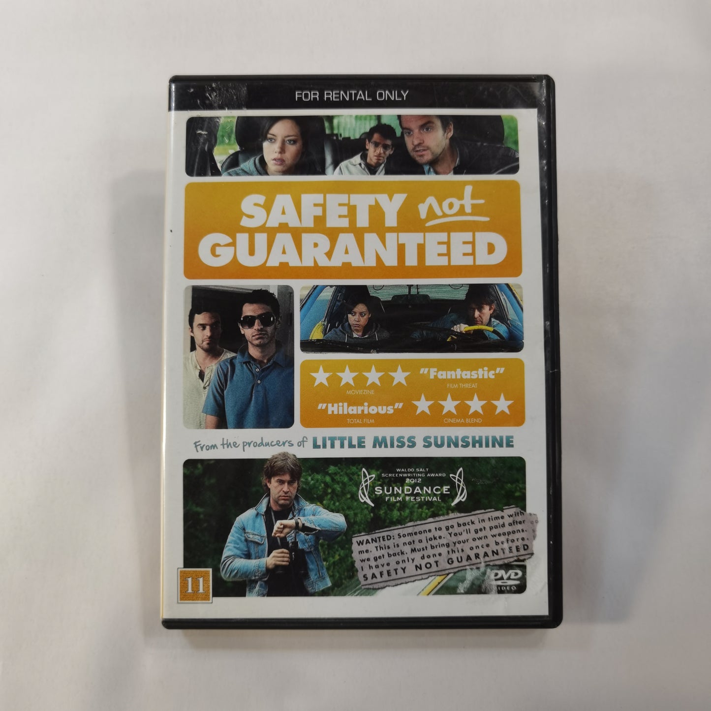 Safety Not Guaranteed 2012 DVD SE NO DK FI 2013 RC KobaniStore