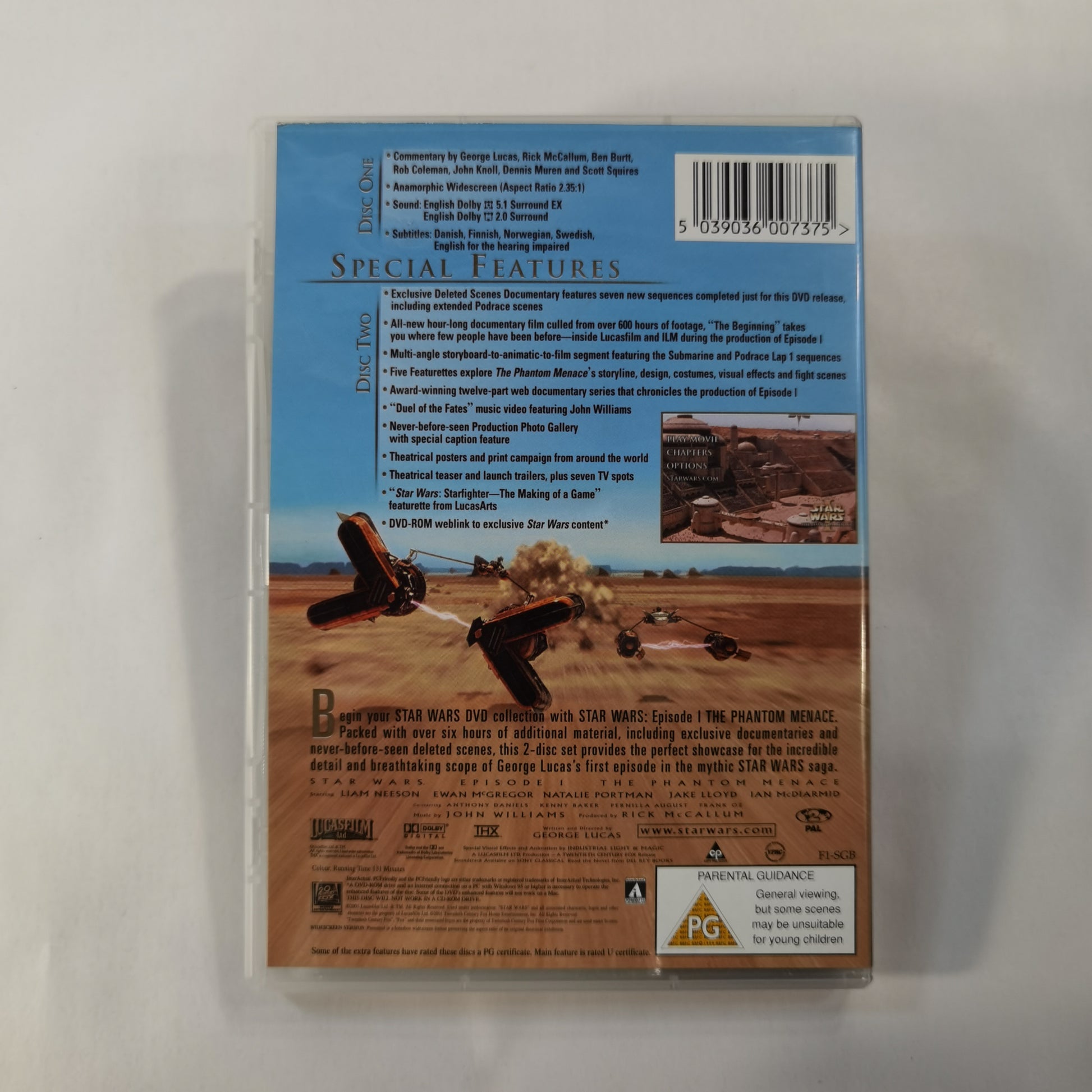 the phantom menace dvd