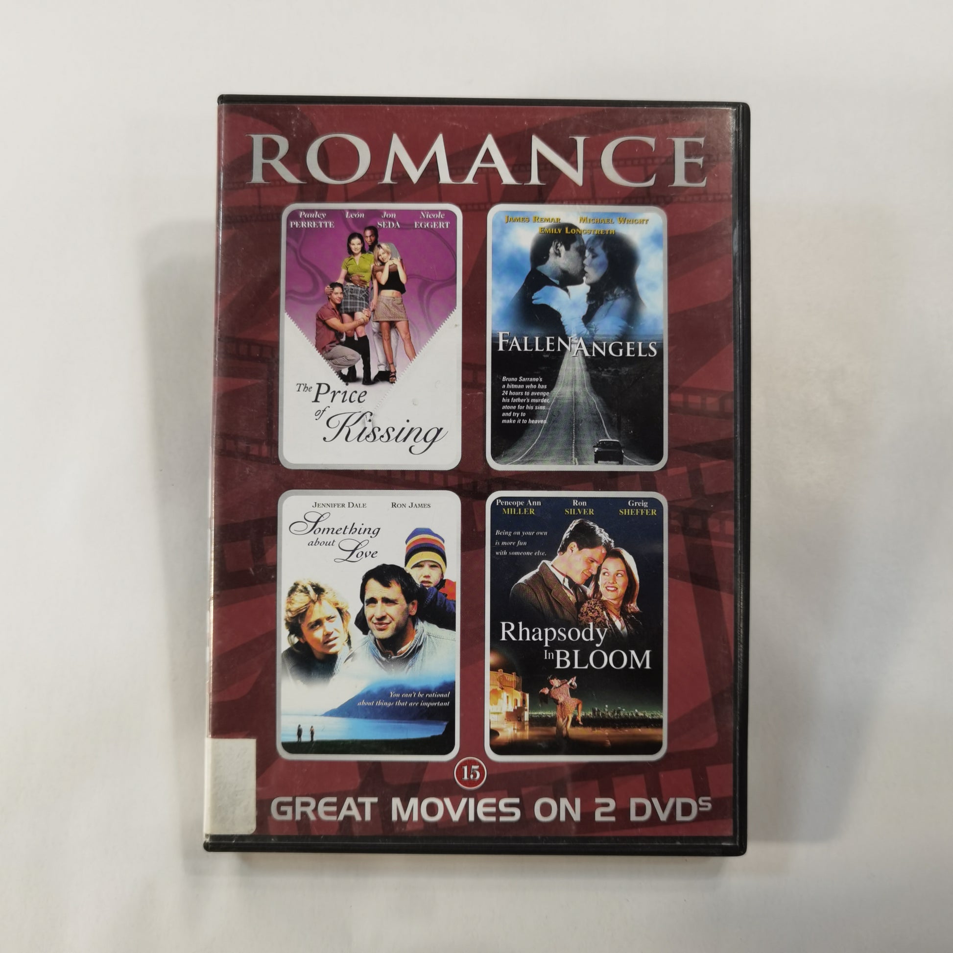 4 Great Movies On 2 DVDs Romance 1300 DVD DK SE NO FI IS 4x