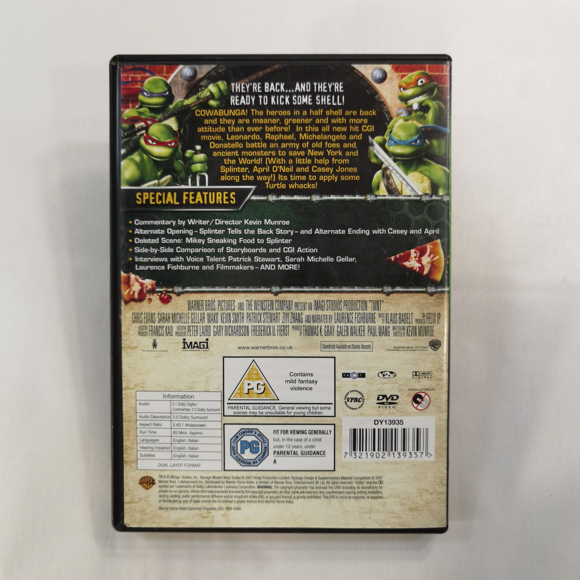 TMNT (2007) DVD