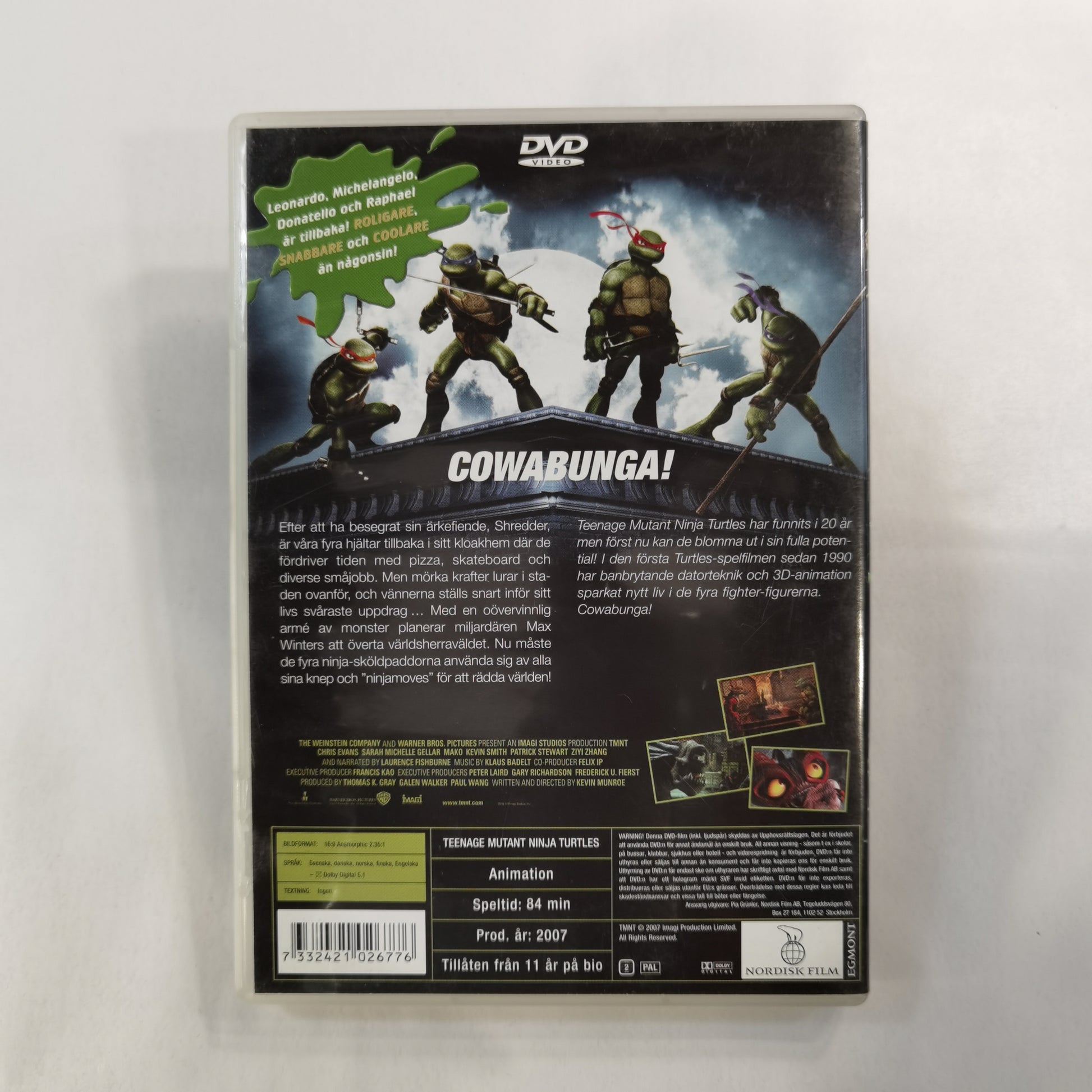 Teenage Mutant Ninja Turtles (2007) DVD