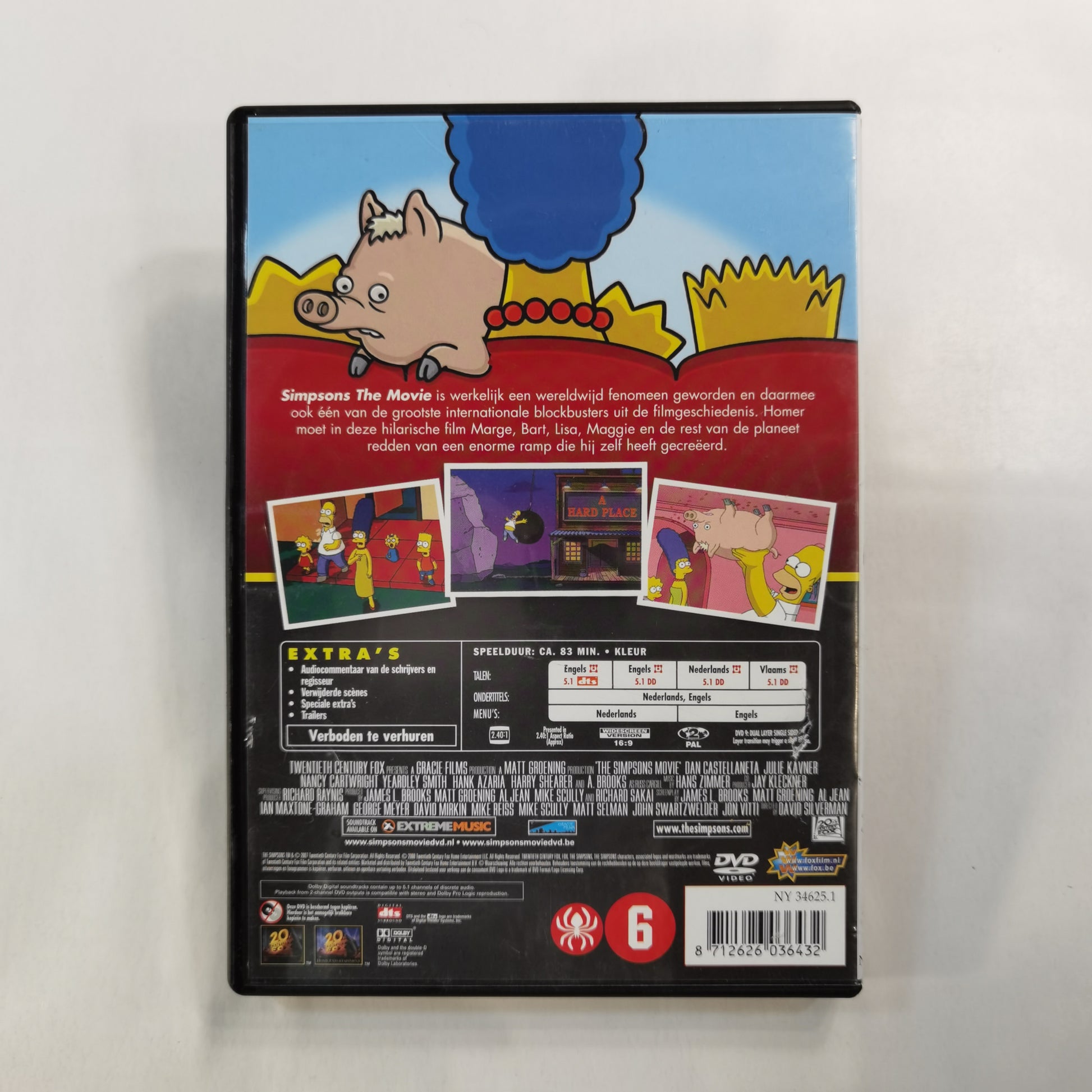 The Simpsons Movie 2007 DVD BE 2008