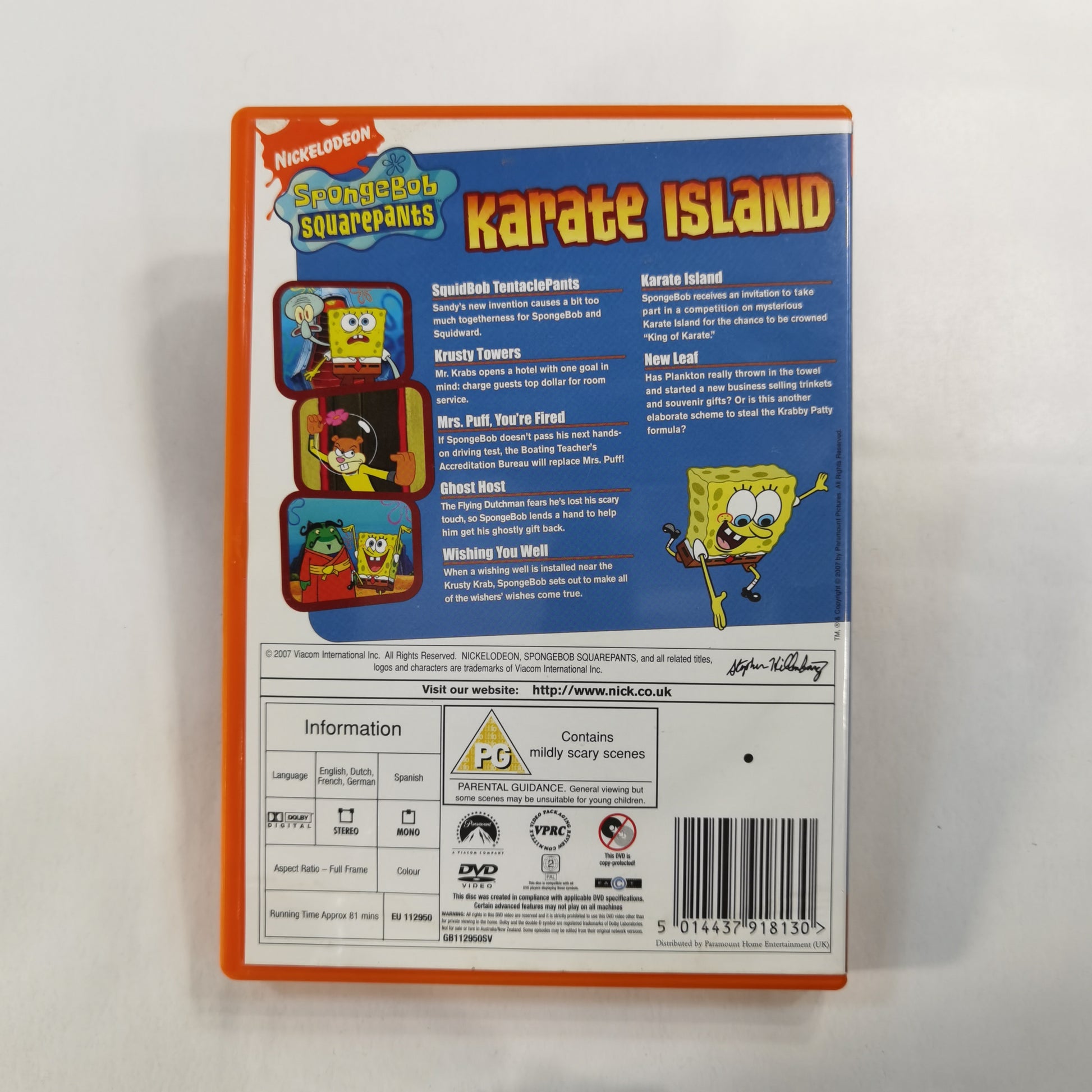 spongebob karate island characters