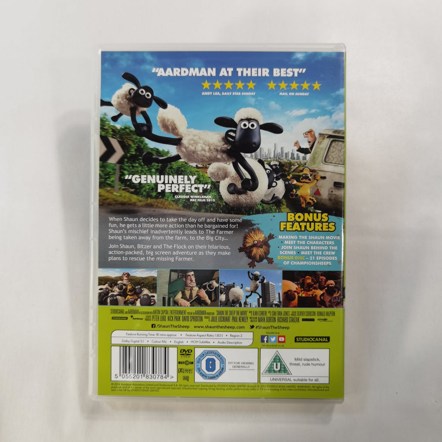 Shaun the Sheep Movie 2015 DVD UK 2015 KobaniStore