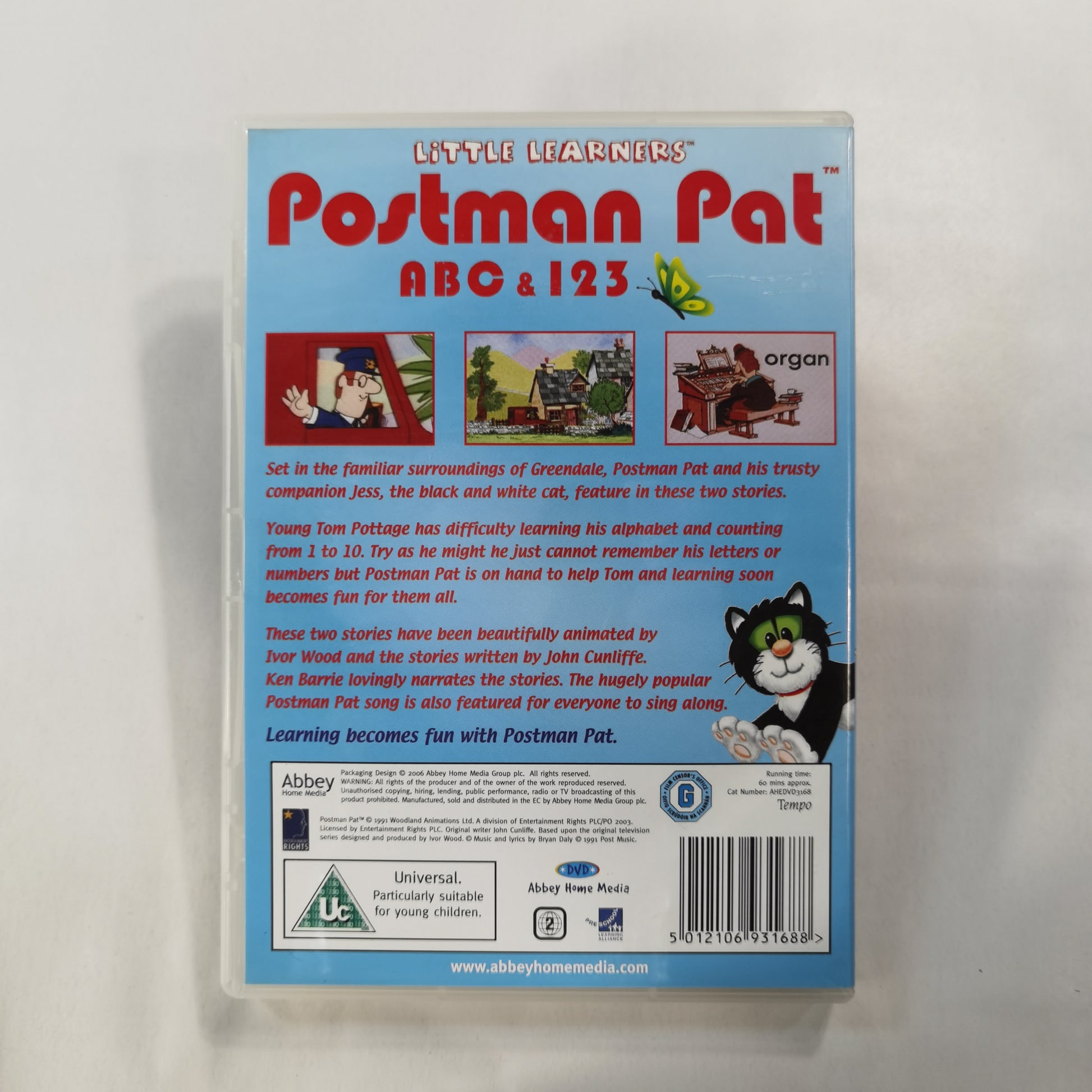 Postman Pat: ABC u0026 123 - DVD 5012106931688