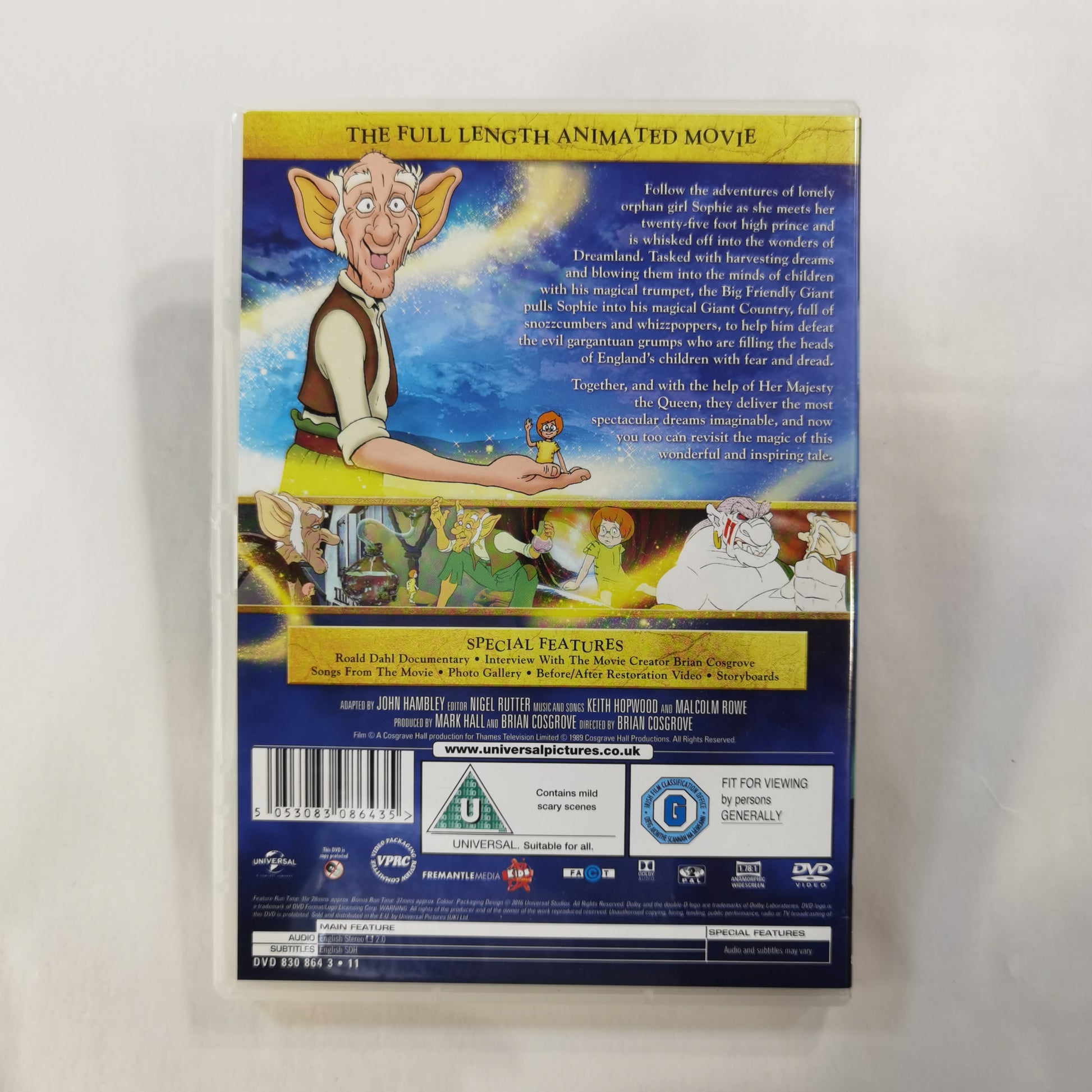 The BFG 1989 DVD UK 2016 KobaniStore