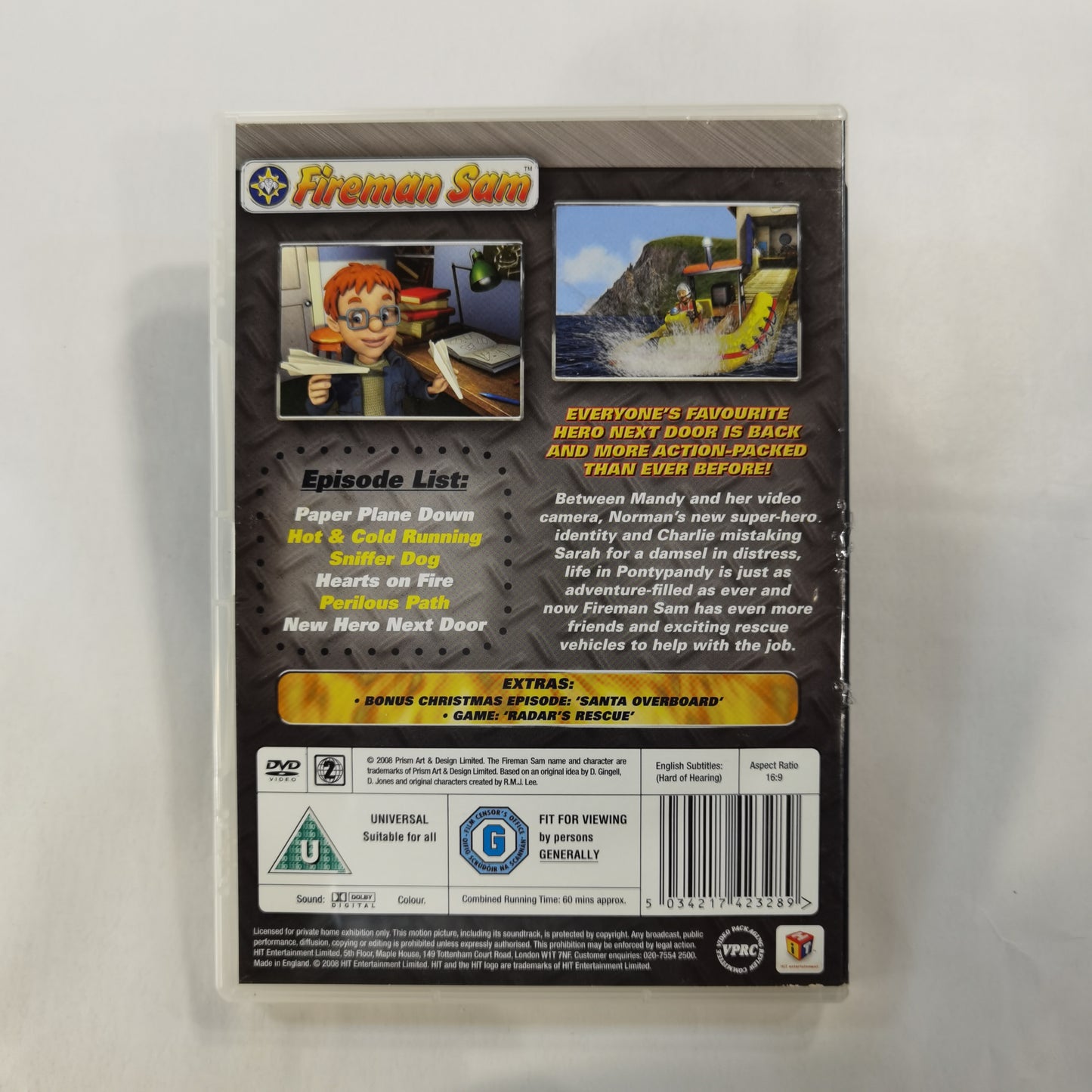 Fireman Sam: The New Hero Next Door - DVD UK 2008